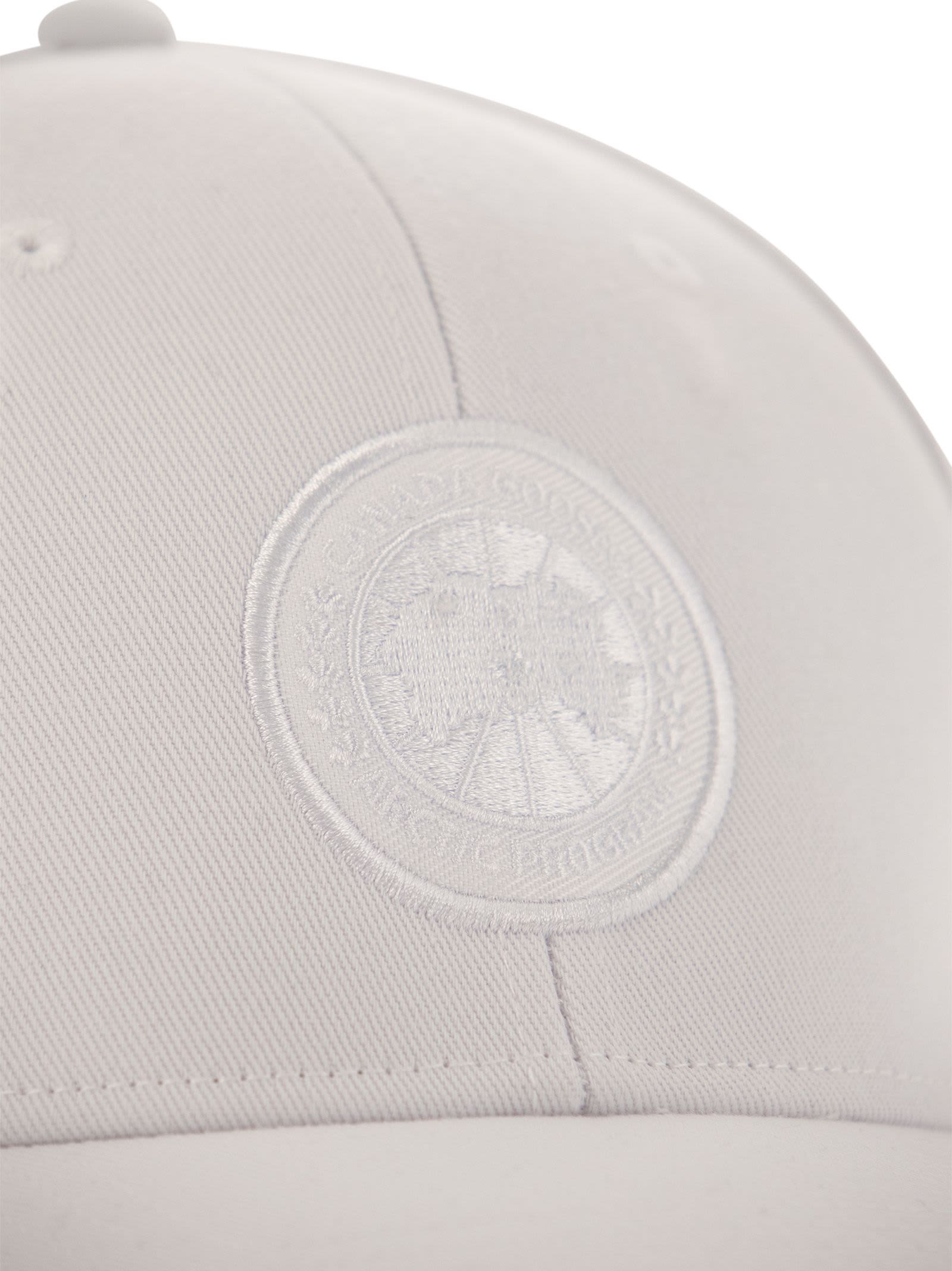 Shop Canada Goose Tonal - Hat With Visor In White