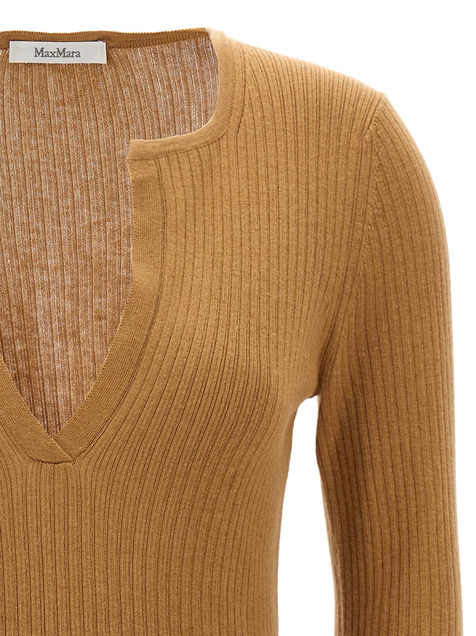 Shop Max Mara Urlo Sweater In Neutrals