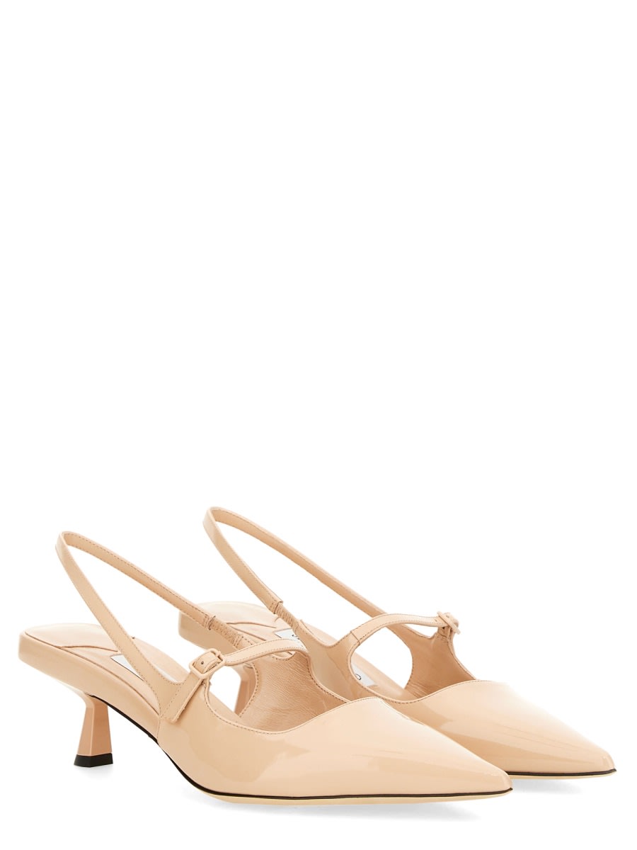 Shop Jimmy Choo Décolleté Didi 45 In Nude