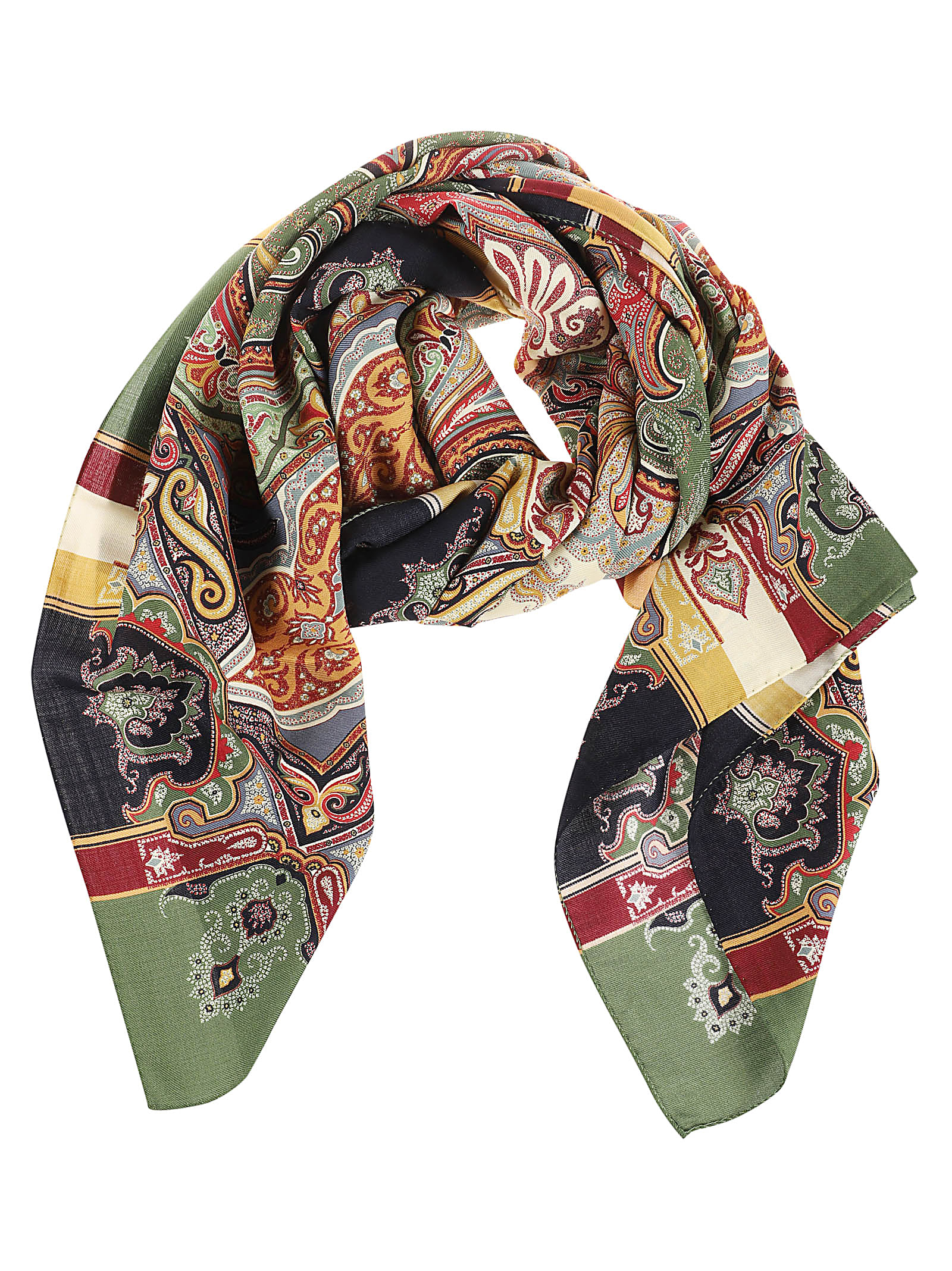 Shop Etro Aida Shawl In Beige Fantasia