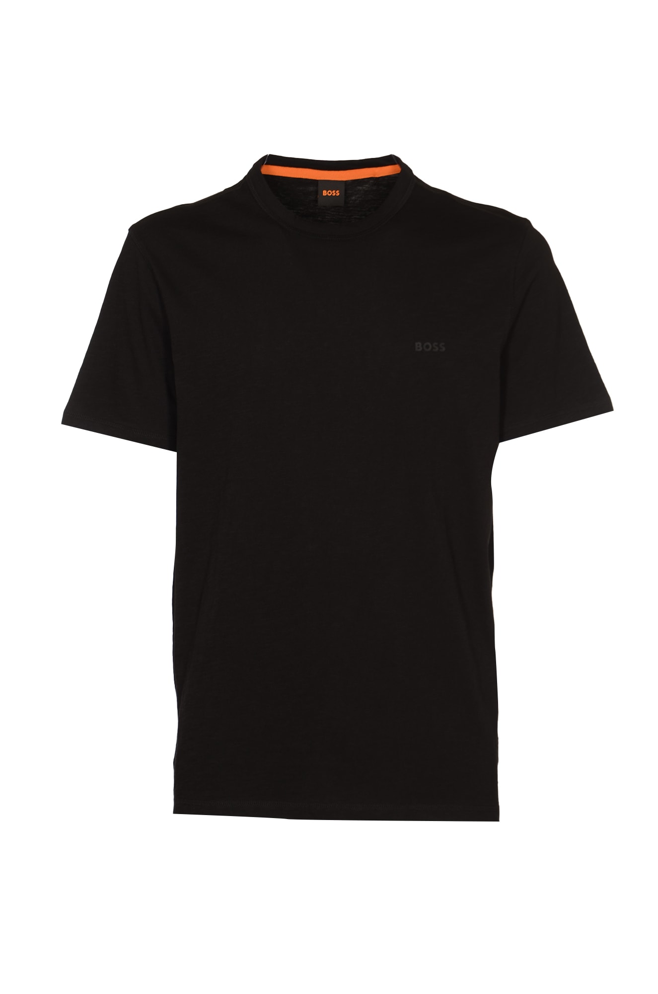 Shop Hugo Boss Logo T-shirt In Black