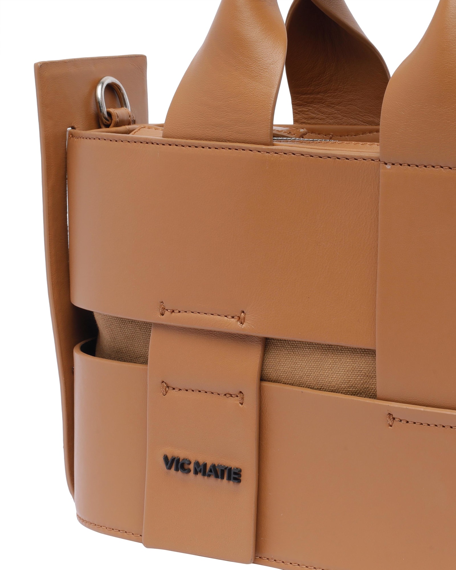 VIC MATIE LEATHER HANDBAG 
