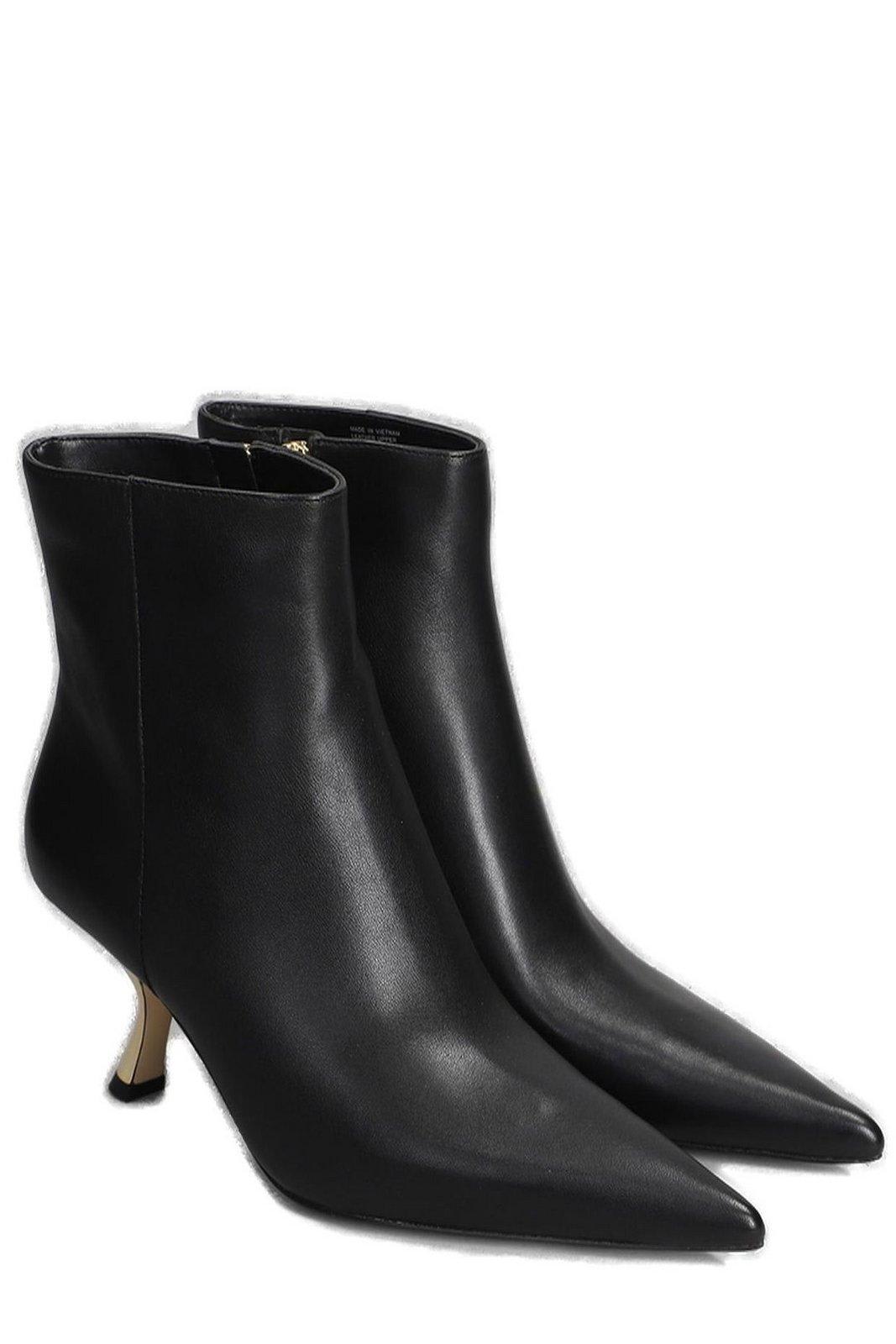 Shop Michael Kors Heeled Ankle Boots In Black