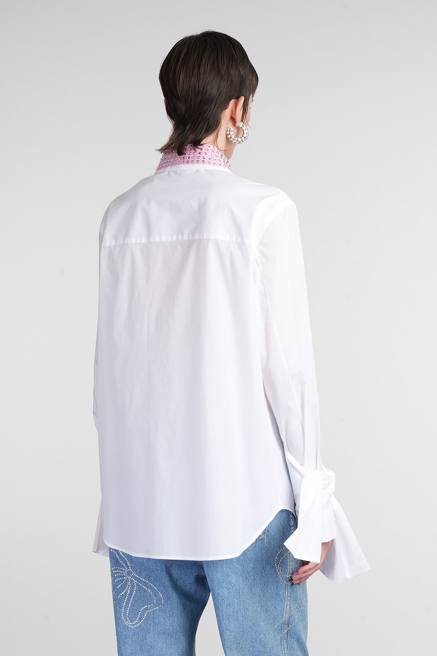 Mach & Mach Shirt In White Cotton