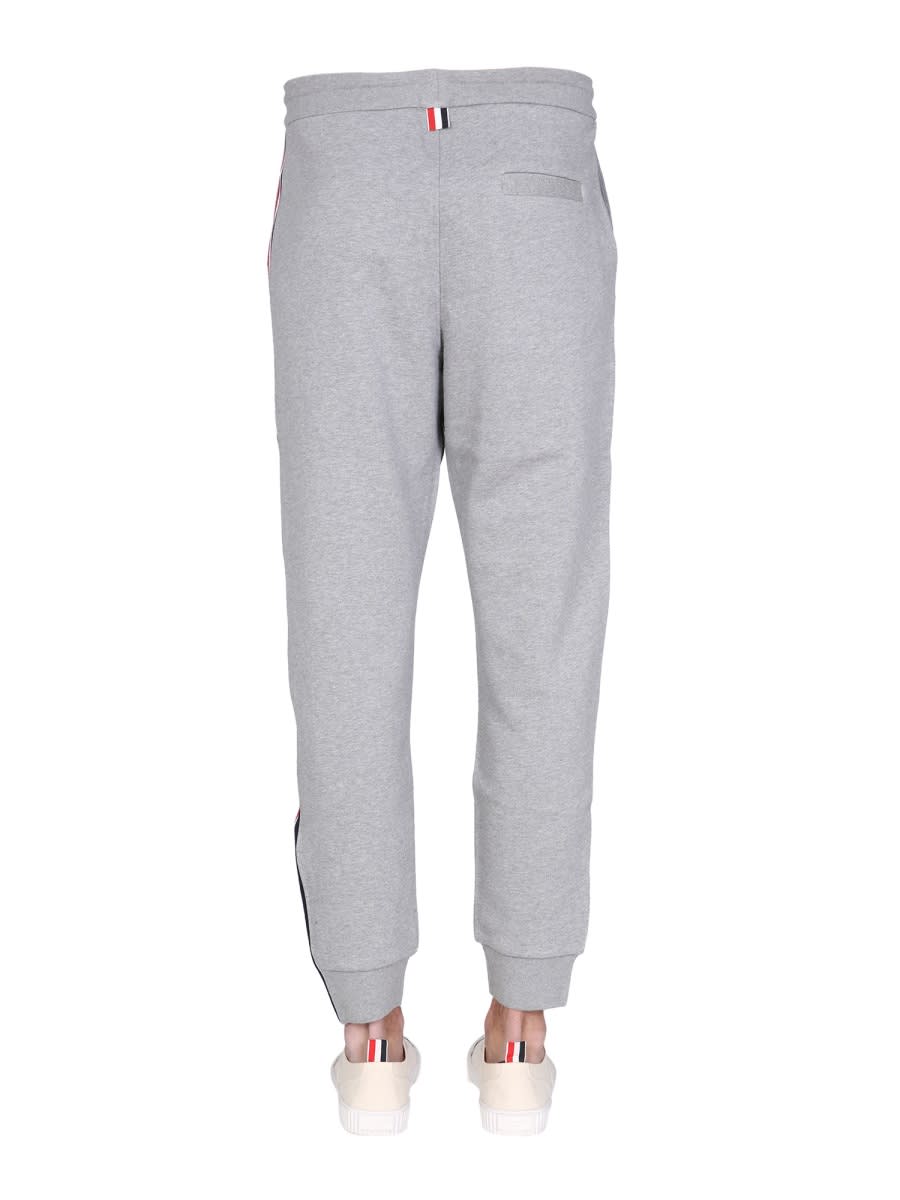 Thom Browne Gray Classic 4-bar Jersey Loopback Sweatpants In Gray