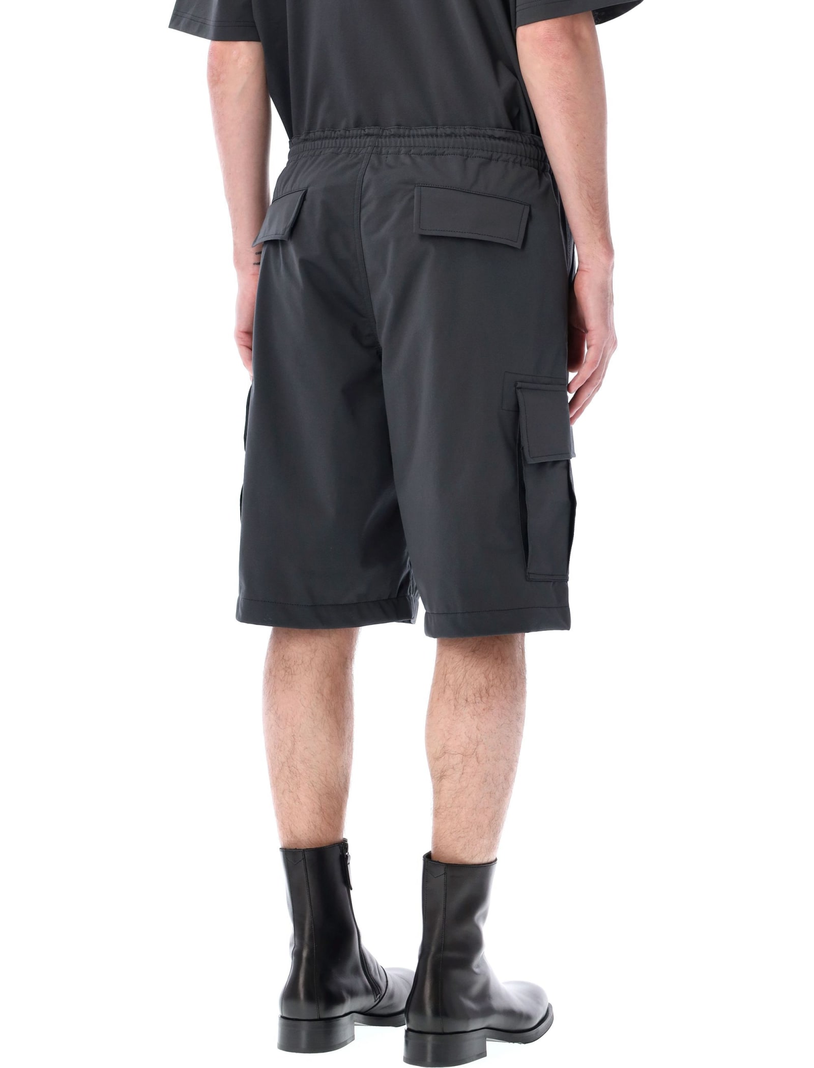 Shop Comme Des Garçons Homme Deux Cargo Short In Charcoal