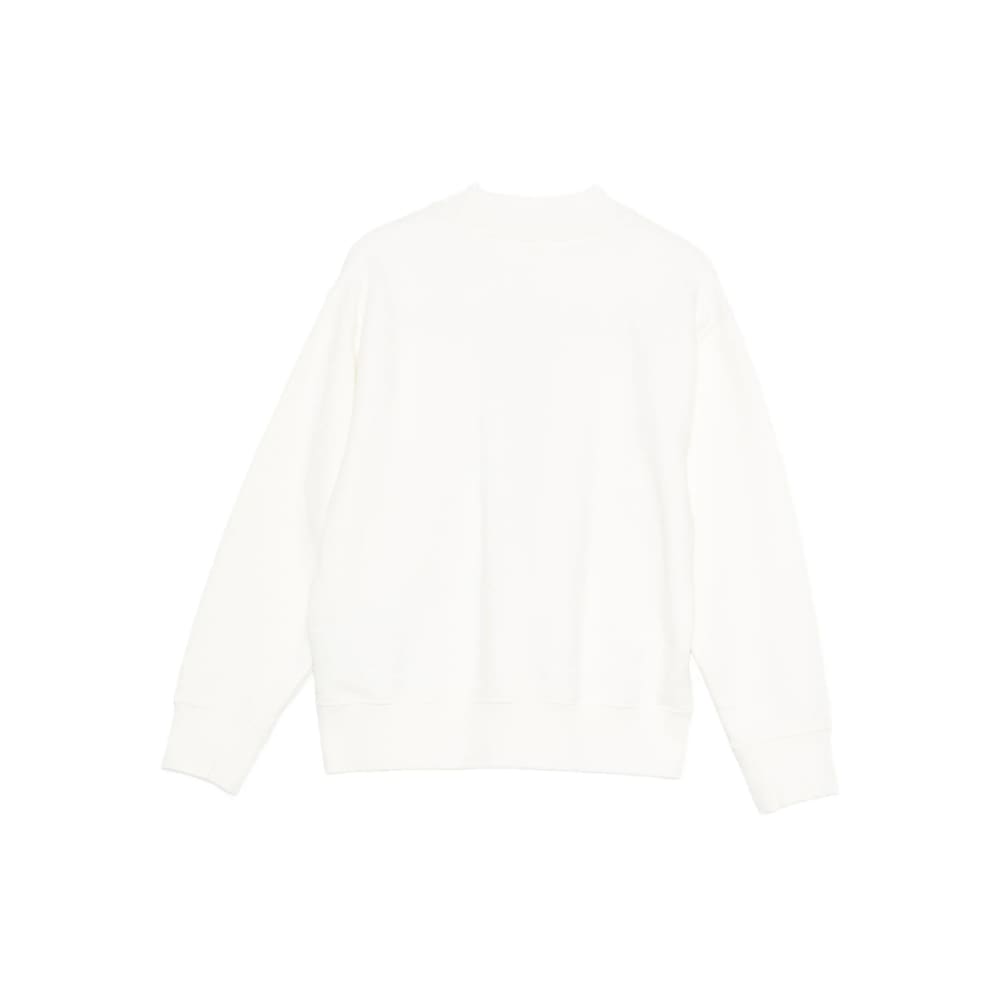 Palm Angels Spray Bear Sweatshirt In White