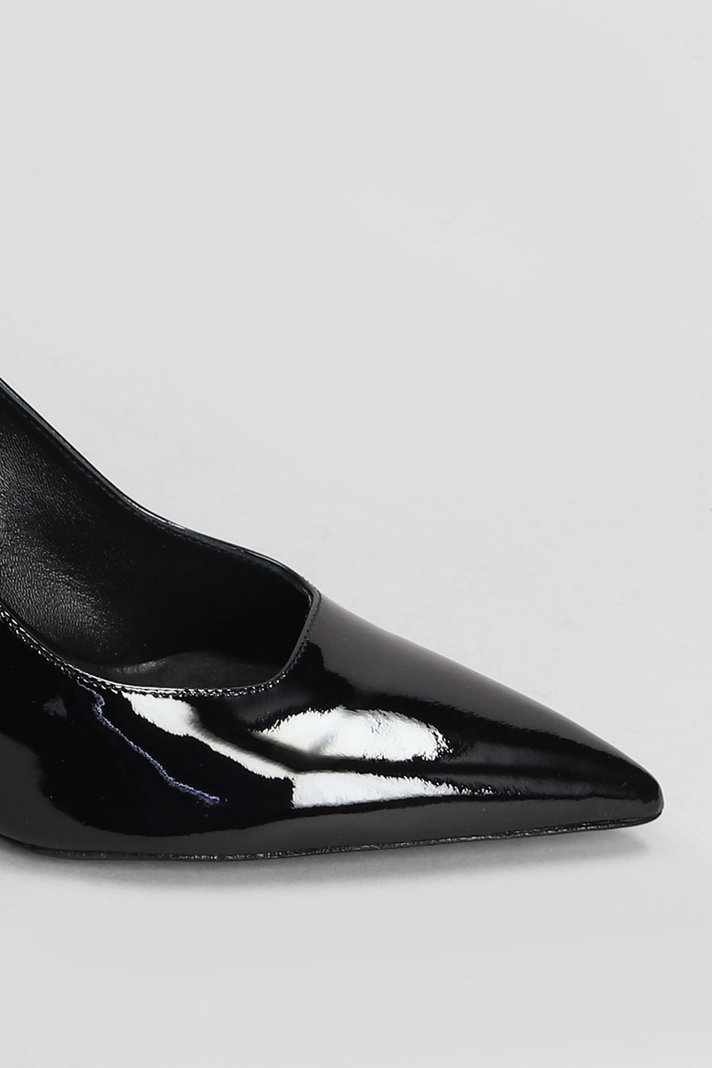 Shop Stuart Weitzman Vinnie 85 Pumps In Black Patent Leather