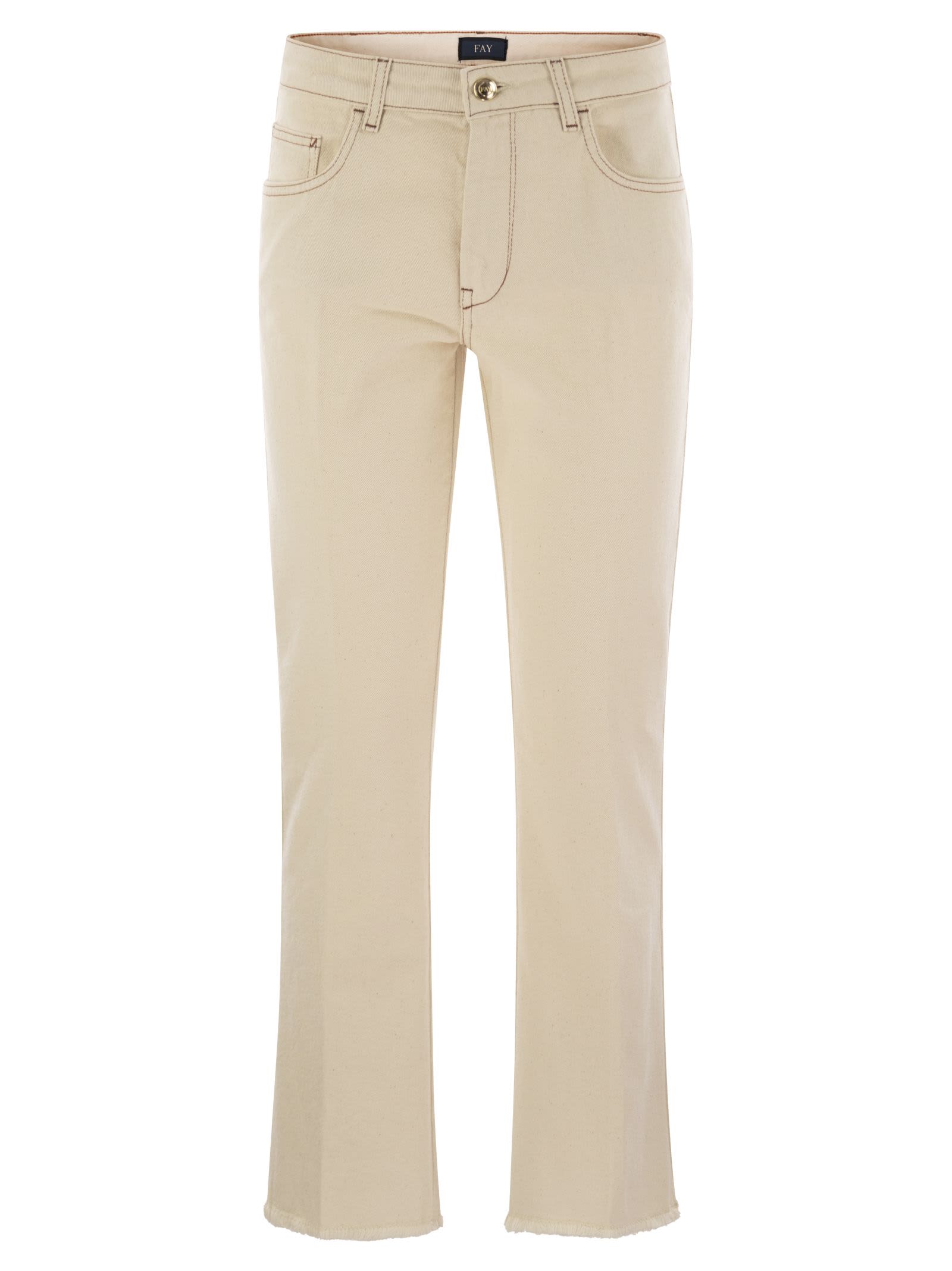 Denim 5-pocket Trousers