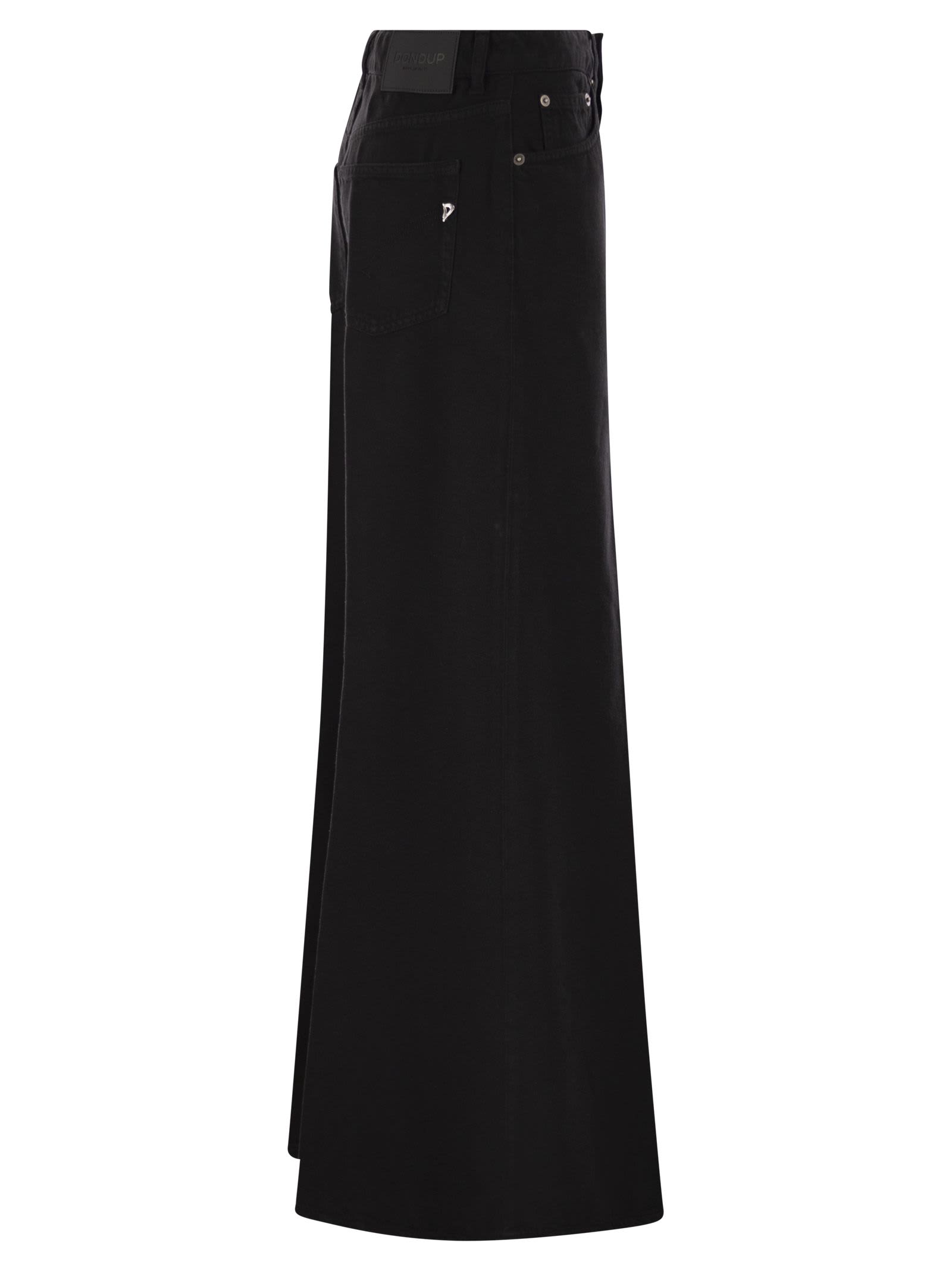 Dondup Marlen - Wide Leg Jeans In Black