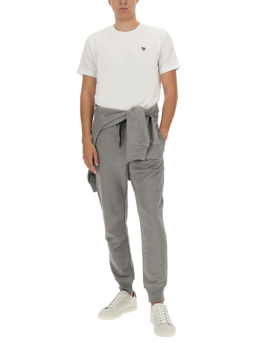 Shop Ps By Paul Smith Jogging Pants In Grey