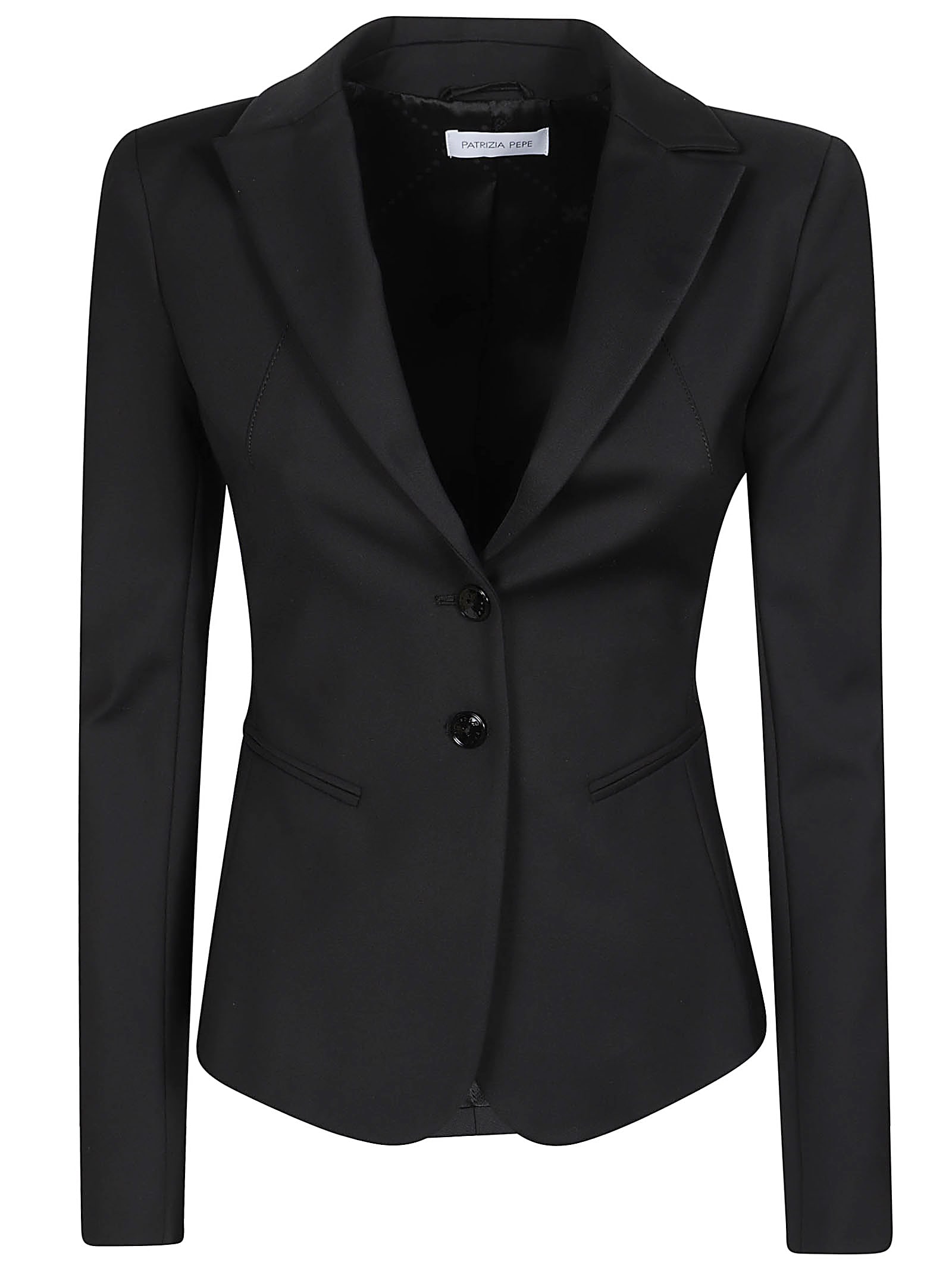 Shop Patrizia Pepe Jacket In Nero