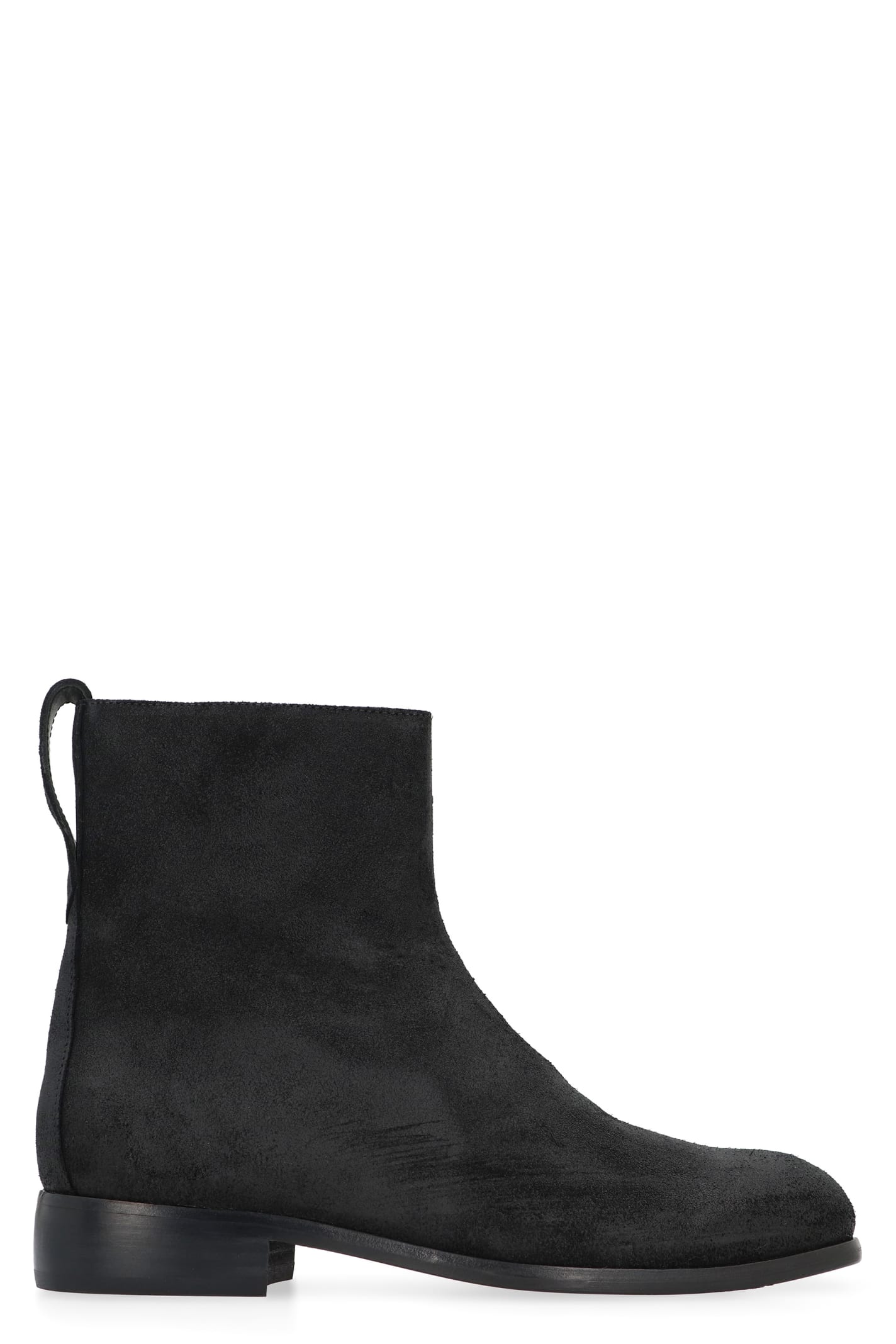 Shop Our Legacy Michaelis Suede Ankle Boots In Black