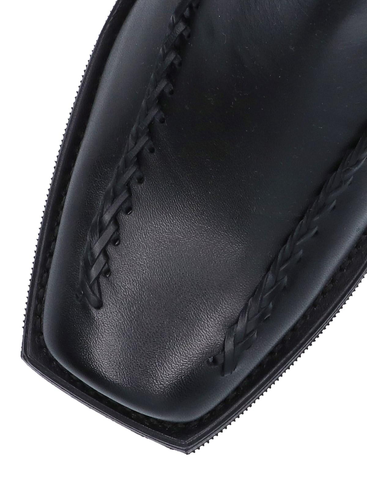 Hereu Agulla Square Toe Chelsea Boots In Black
