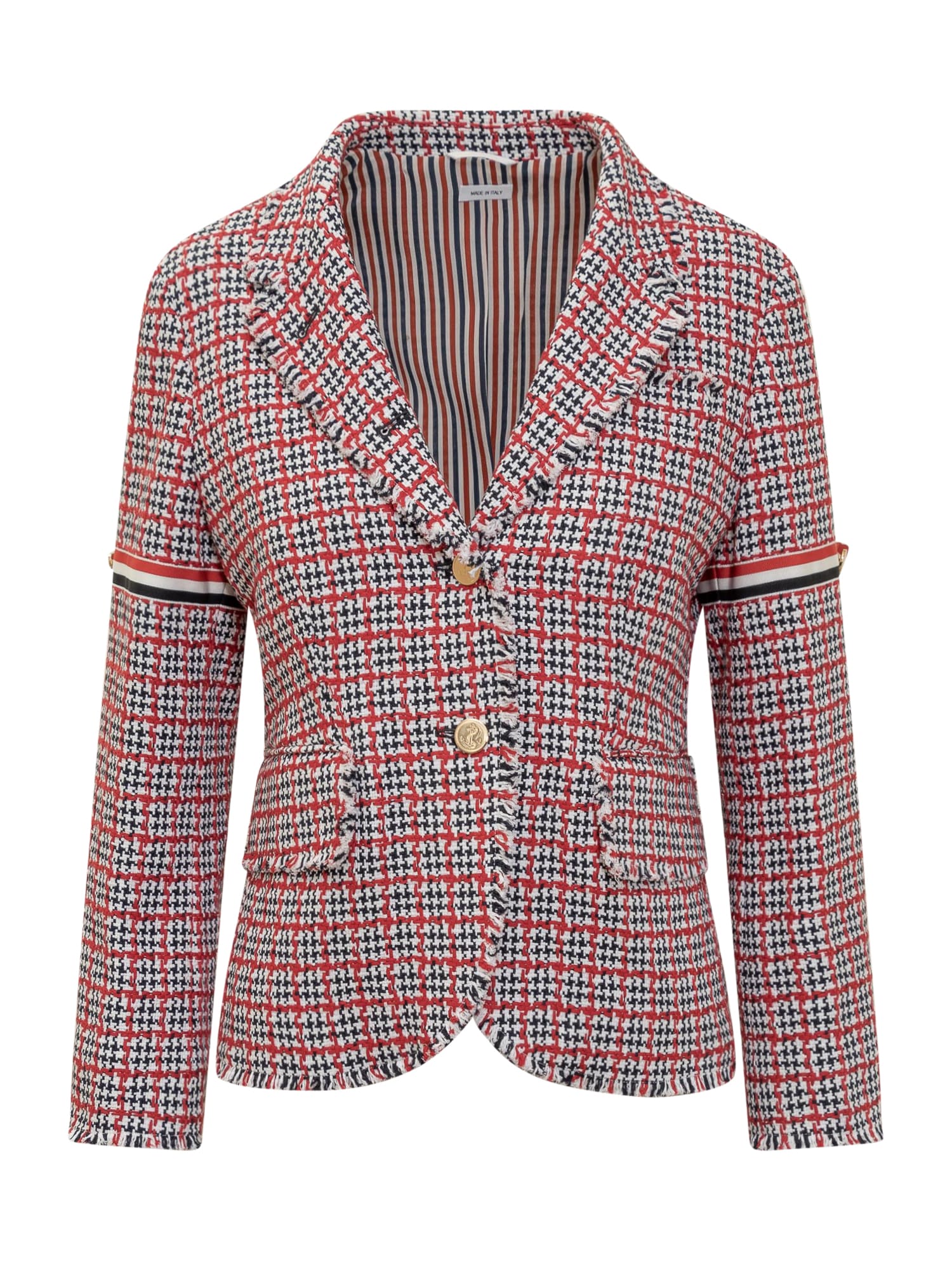 Shop Thom Browne Armhole Sportcoat In Rwbwht