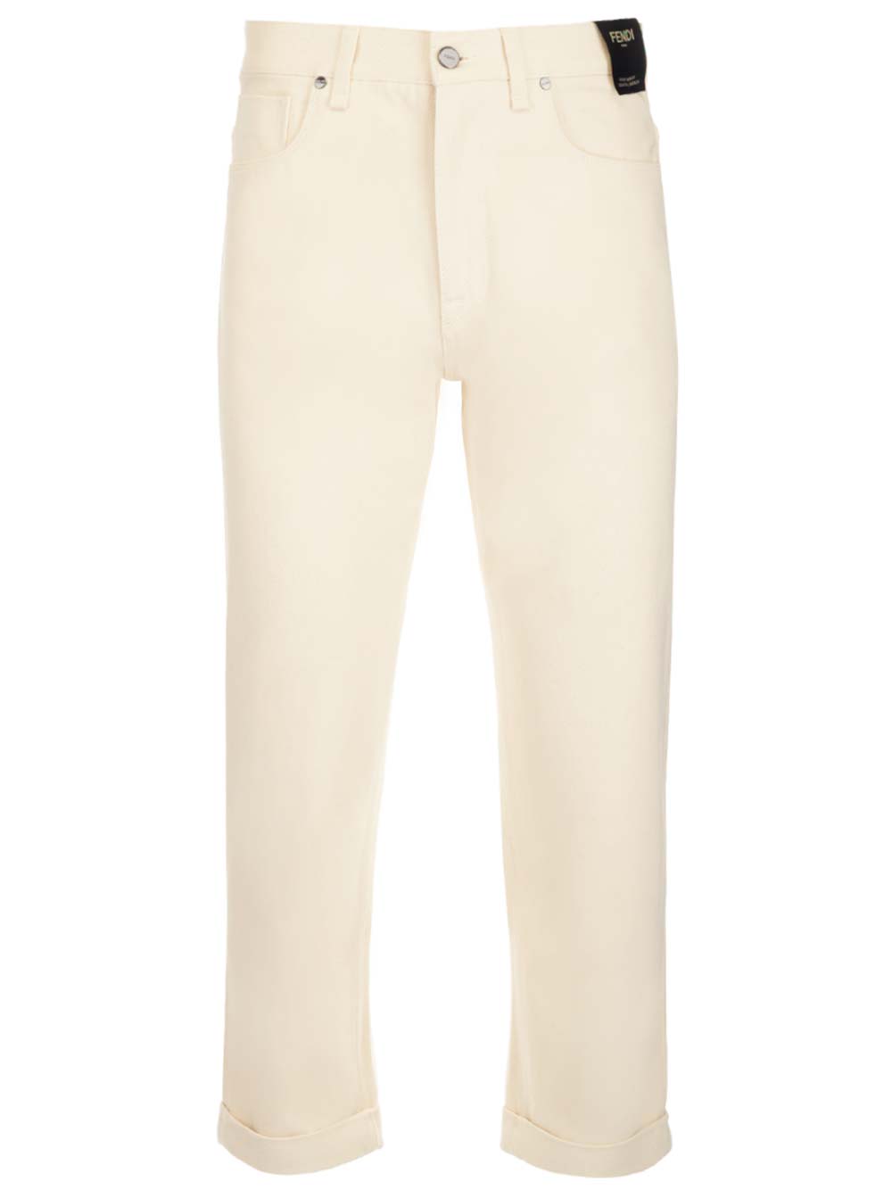 Fendi Men's White Other Materials Pants