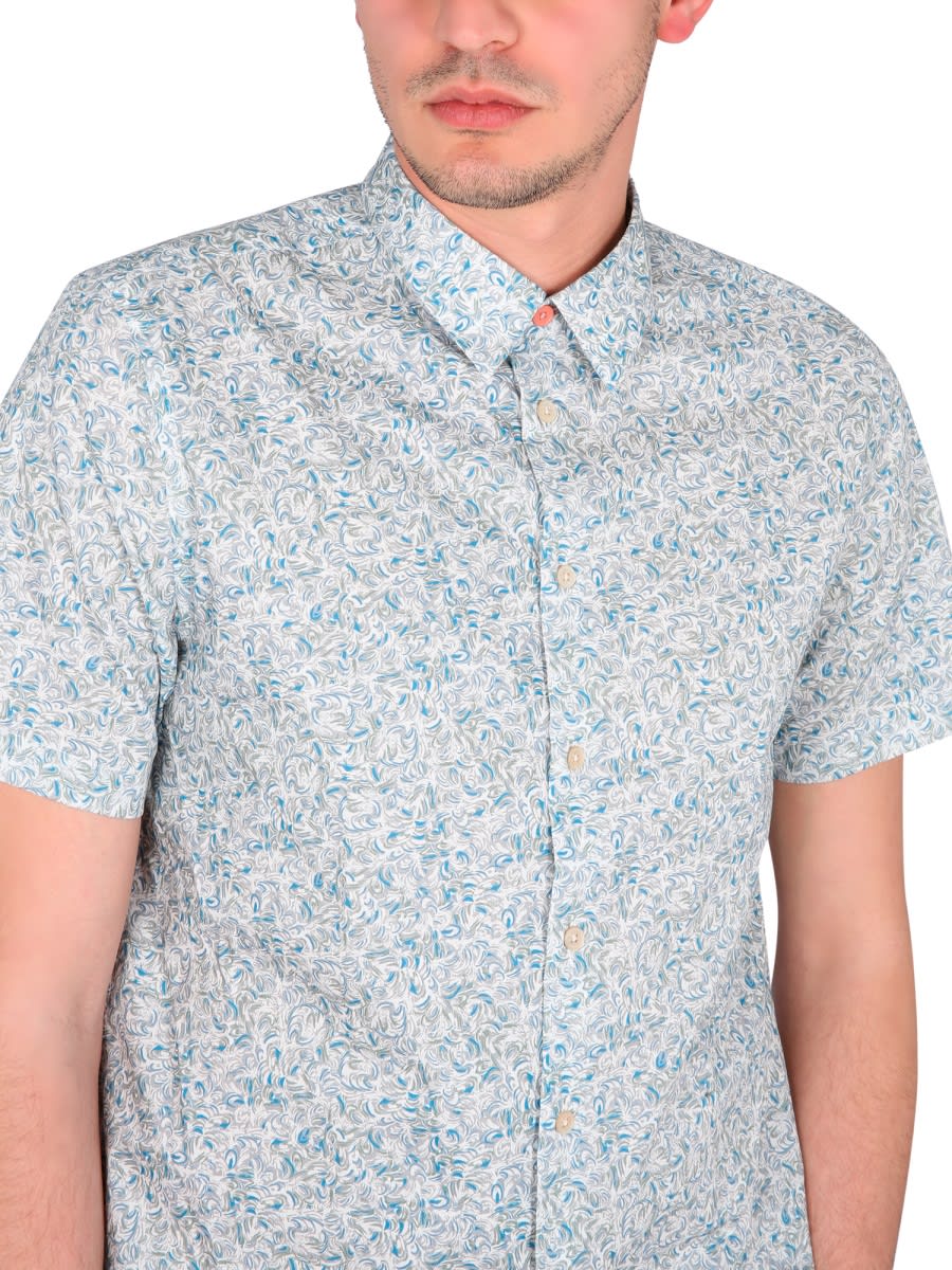 PS BY PAUL SMITH WAVE PRINT SHIRT 