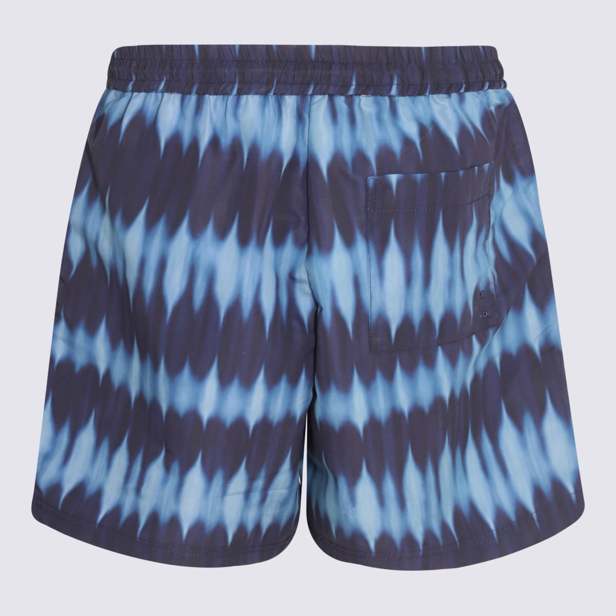 Shop Apc Dark Blue Swim Shorts