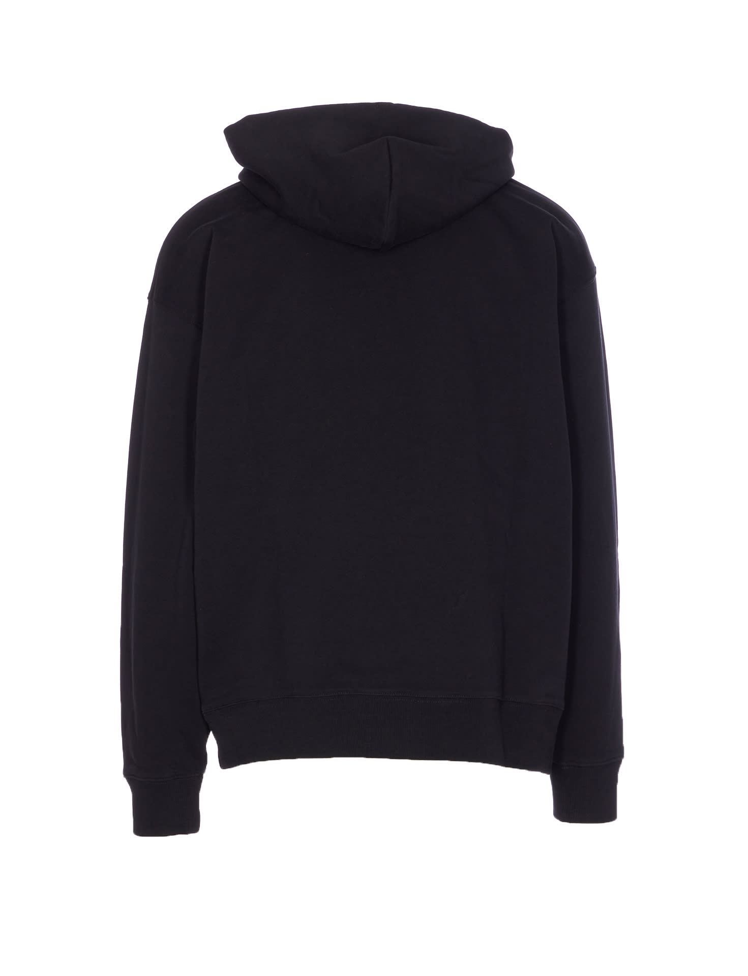 Off-white Skate Hoodie With Drawstring And Kangaroo Pocket In Black