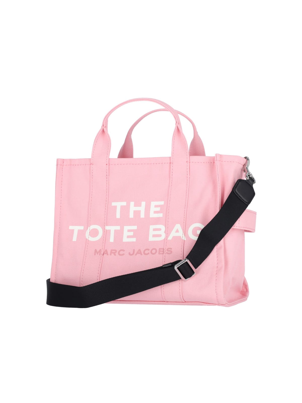 Shop Marc Jacobs The Medium Canvas Tote Bag In Ribbon Pink