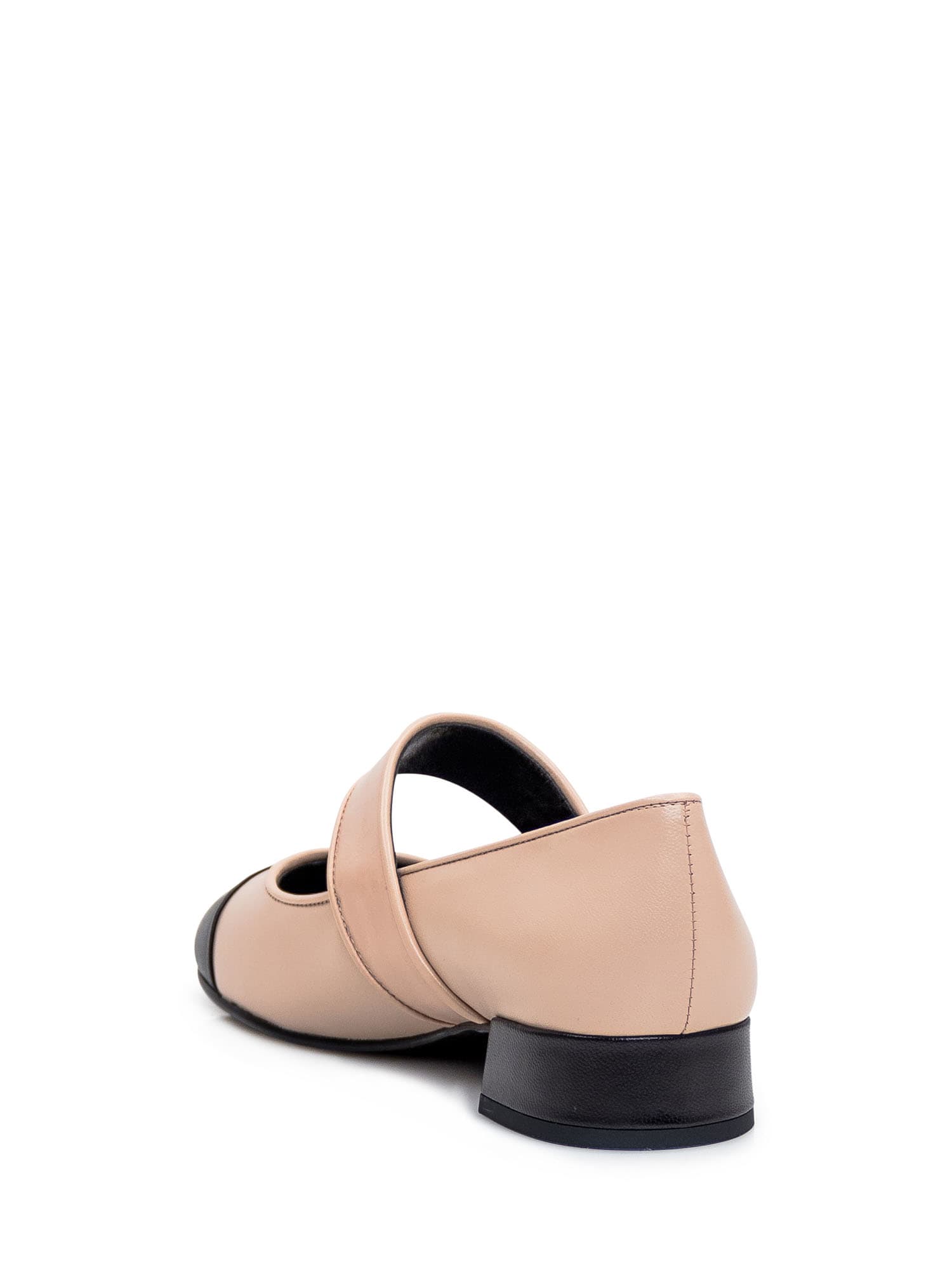 Shop Tory Burch Mary Jane Ballerina In Rose Pink/perfect Black