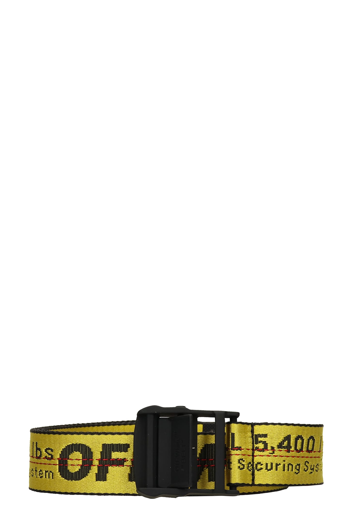 Off-White Belts In Yellow Polyester