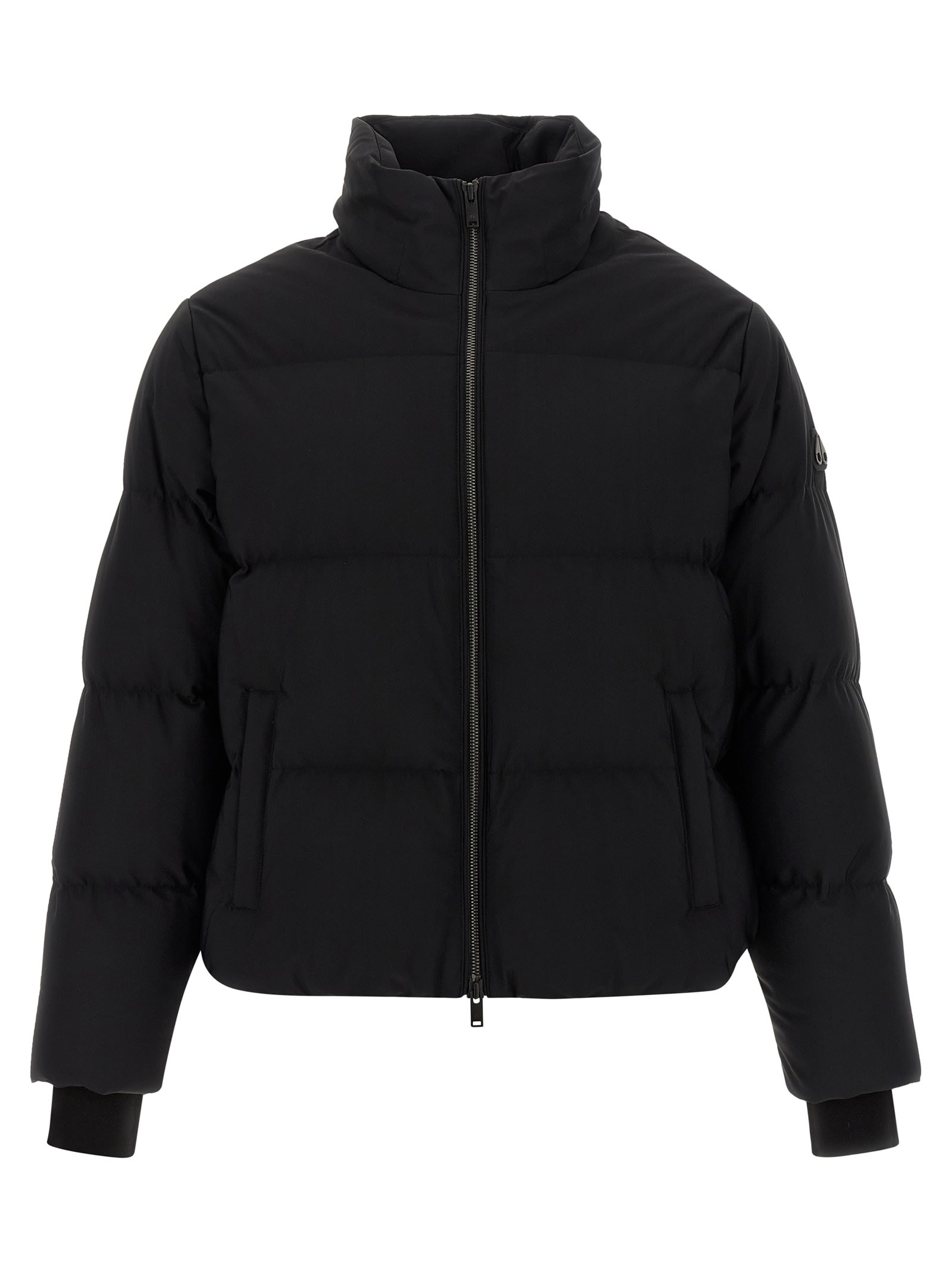 Moose Knuckles Misti Puffer Down Jacket In Black