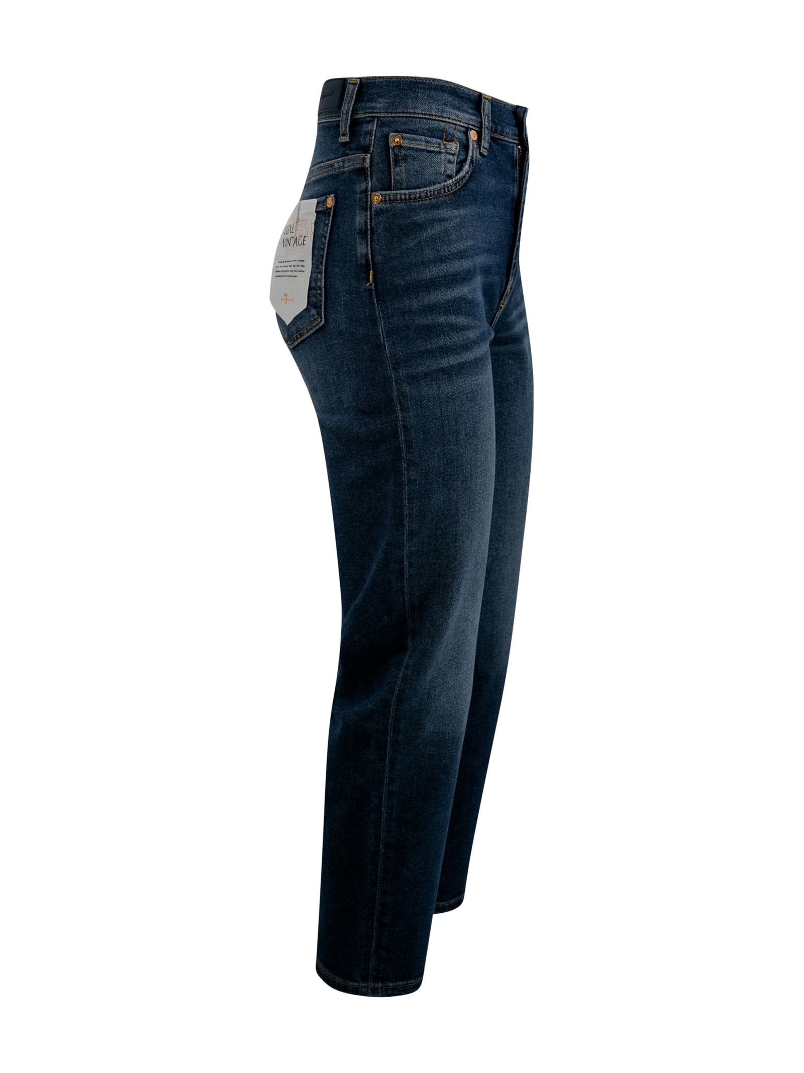 Shop 7 For All Mankind Malia High-rise Cropped Jeans