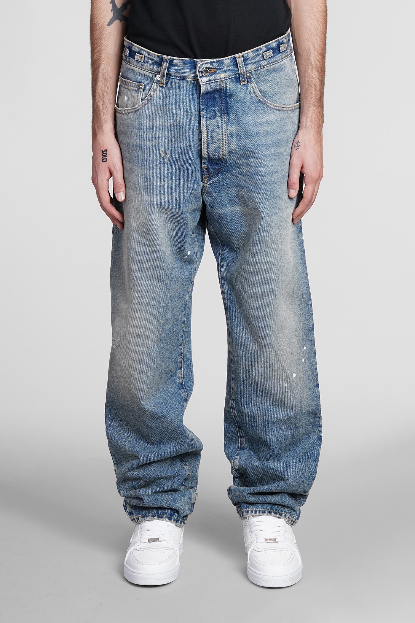 DARKPARK Mark Jeans In Cyan Denim