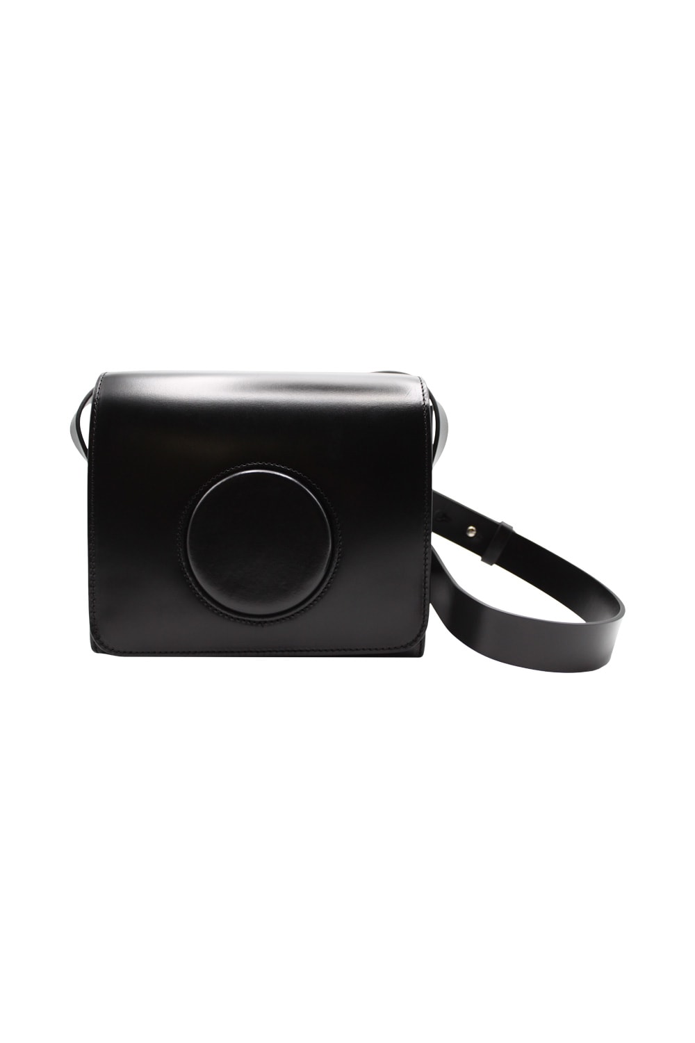 Lemaire Camera Crossbody Bag In Black