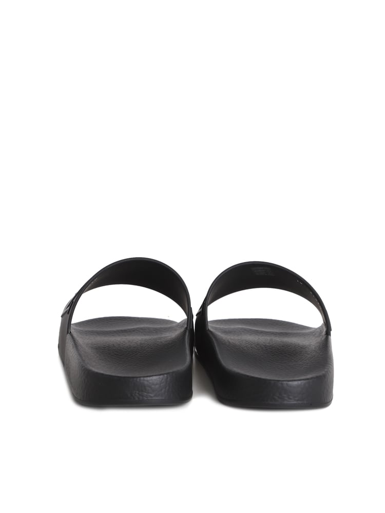 Shop Valentino Slippers In Rubber In Black