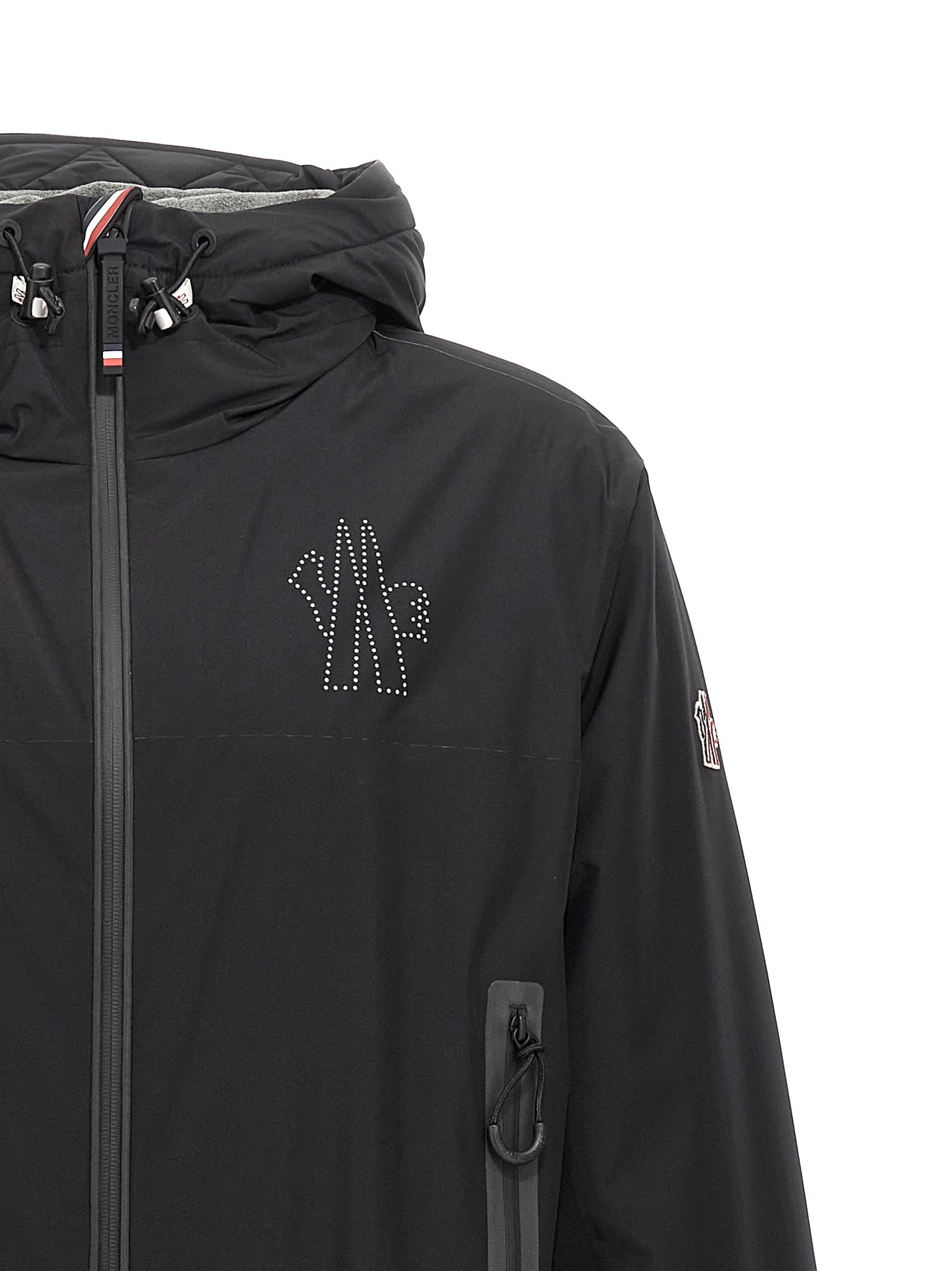 Shop Moncler Jaman Hooded Jacket In Black