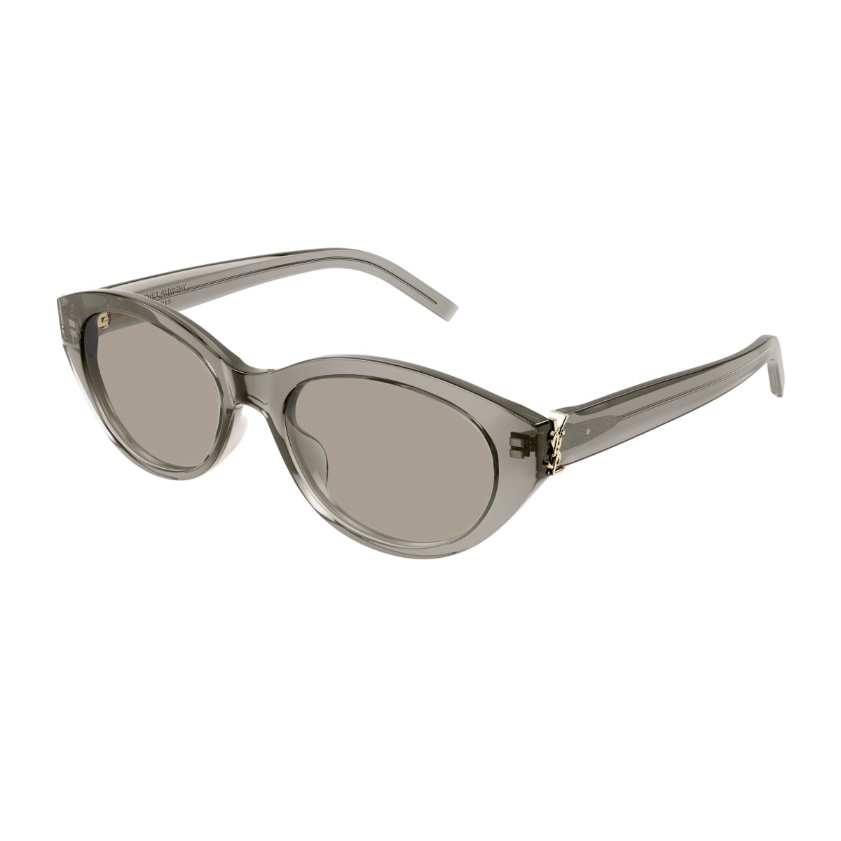Saint Laurent Sl M148 Linea Monogram 004 Brown Grey Sunglasses In Gray