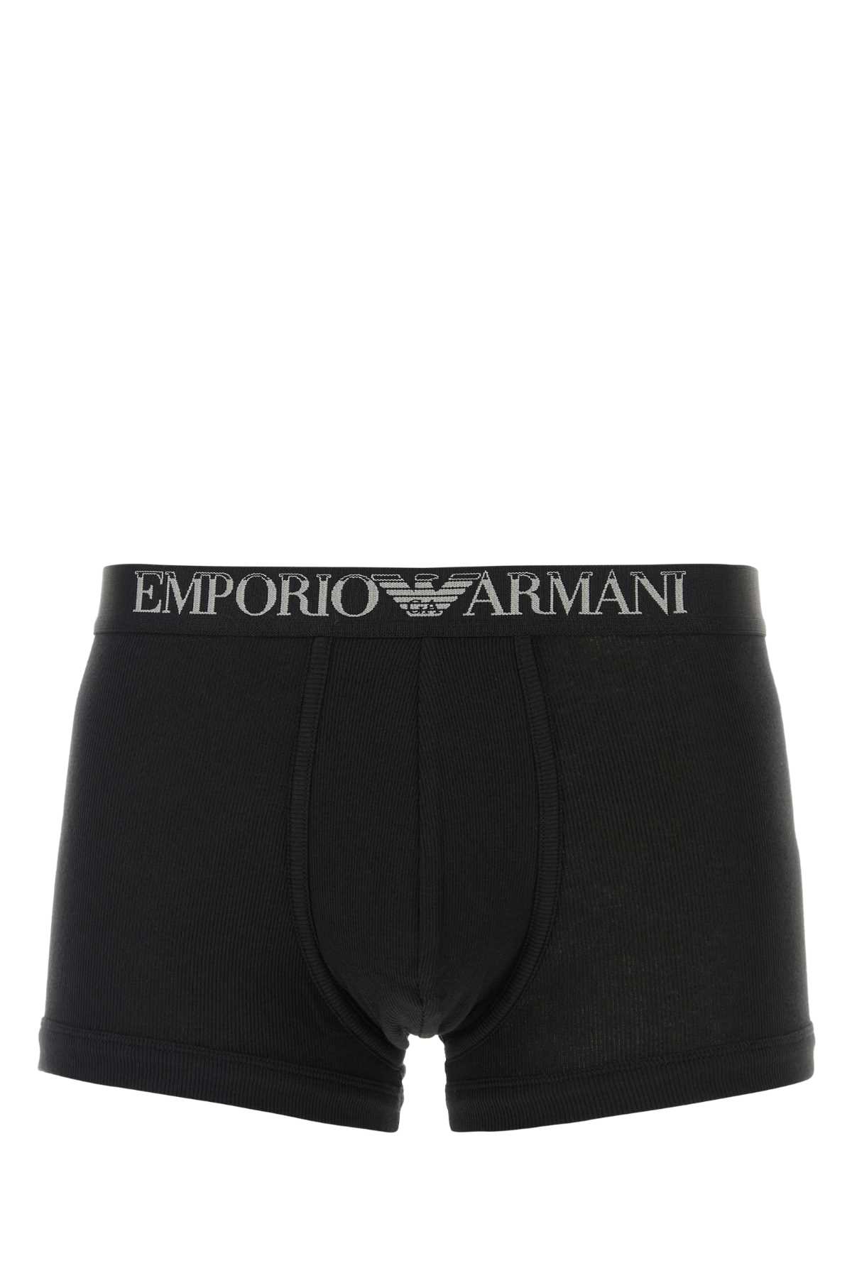 Shop Emporio Armani Cotton Boxer Set In 07320