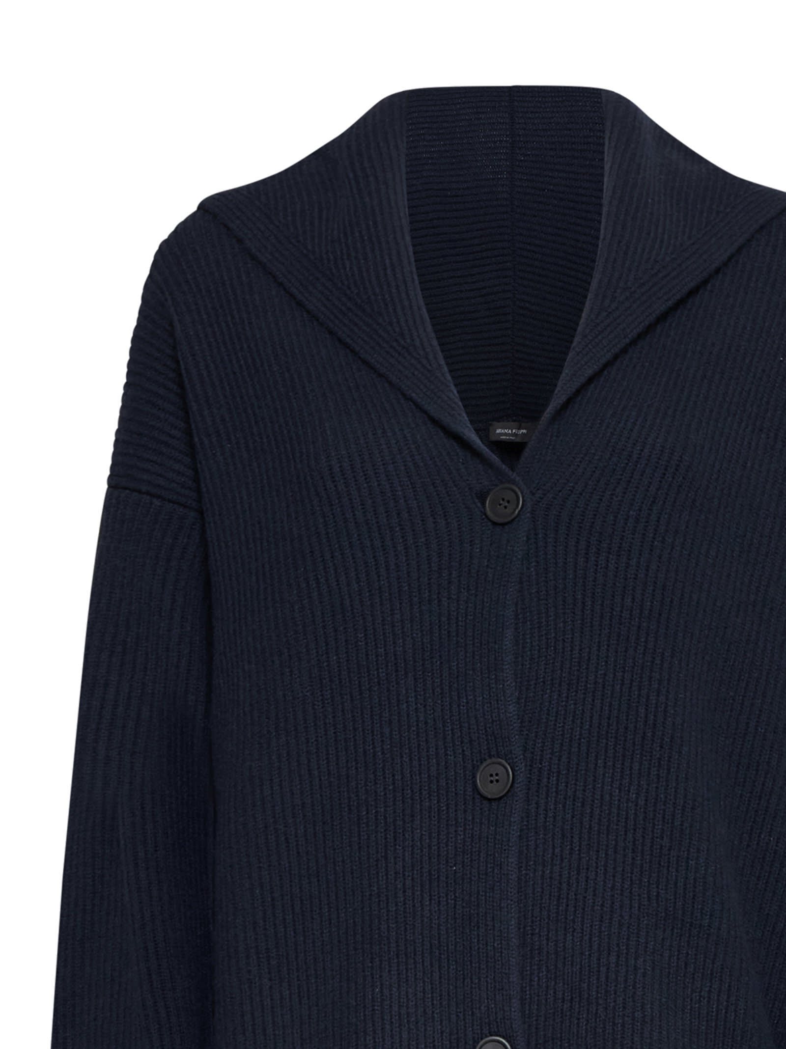 Shop Fabiana Filippi Cardigan In Blue