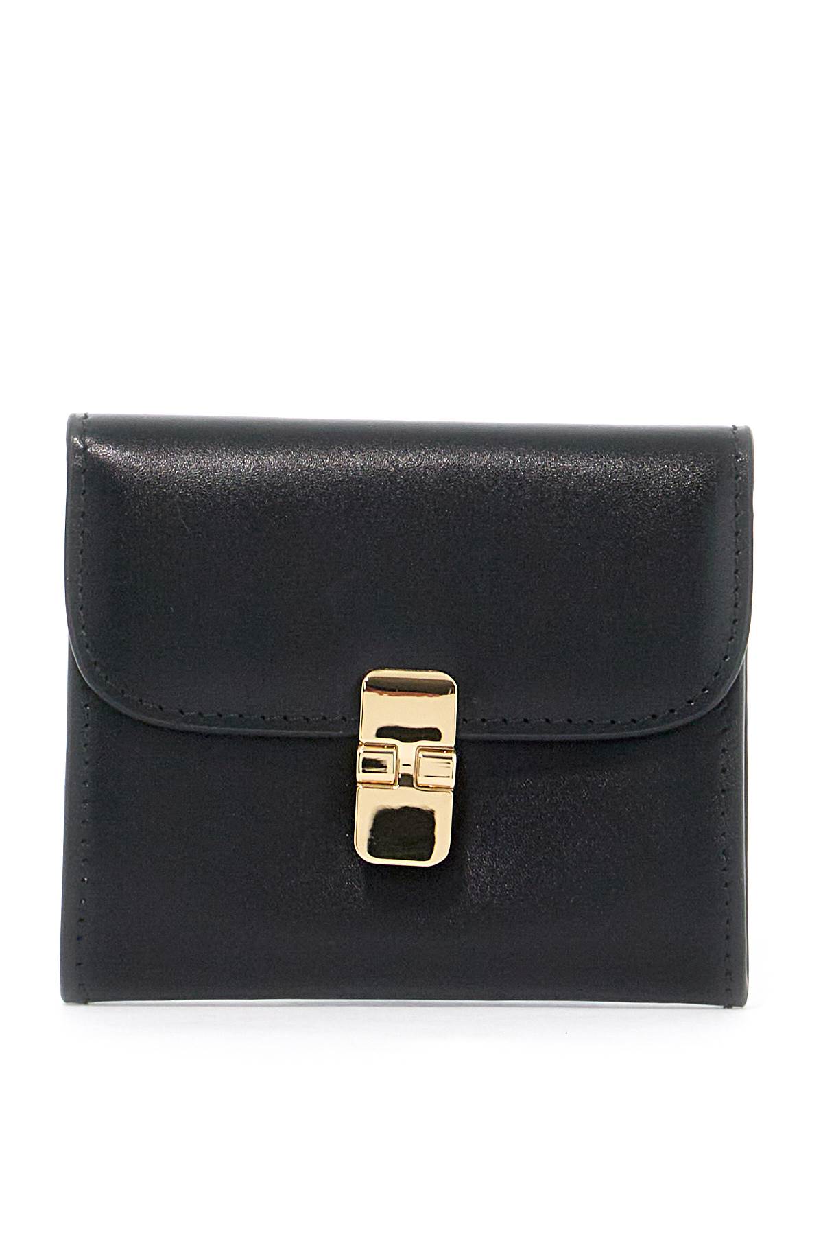 Shop Apc Compact Grace Wallet In Noir (black)