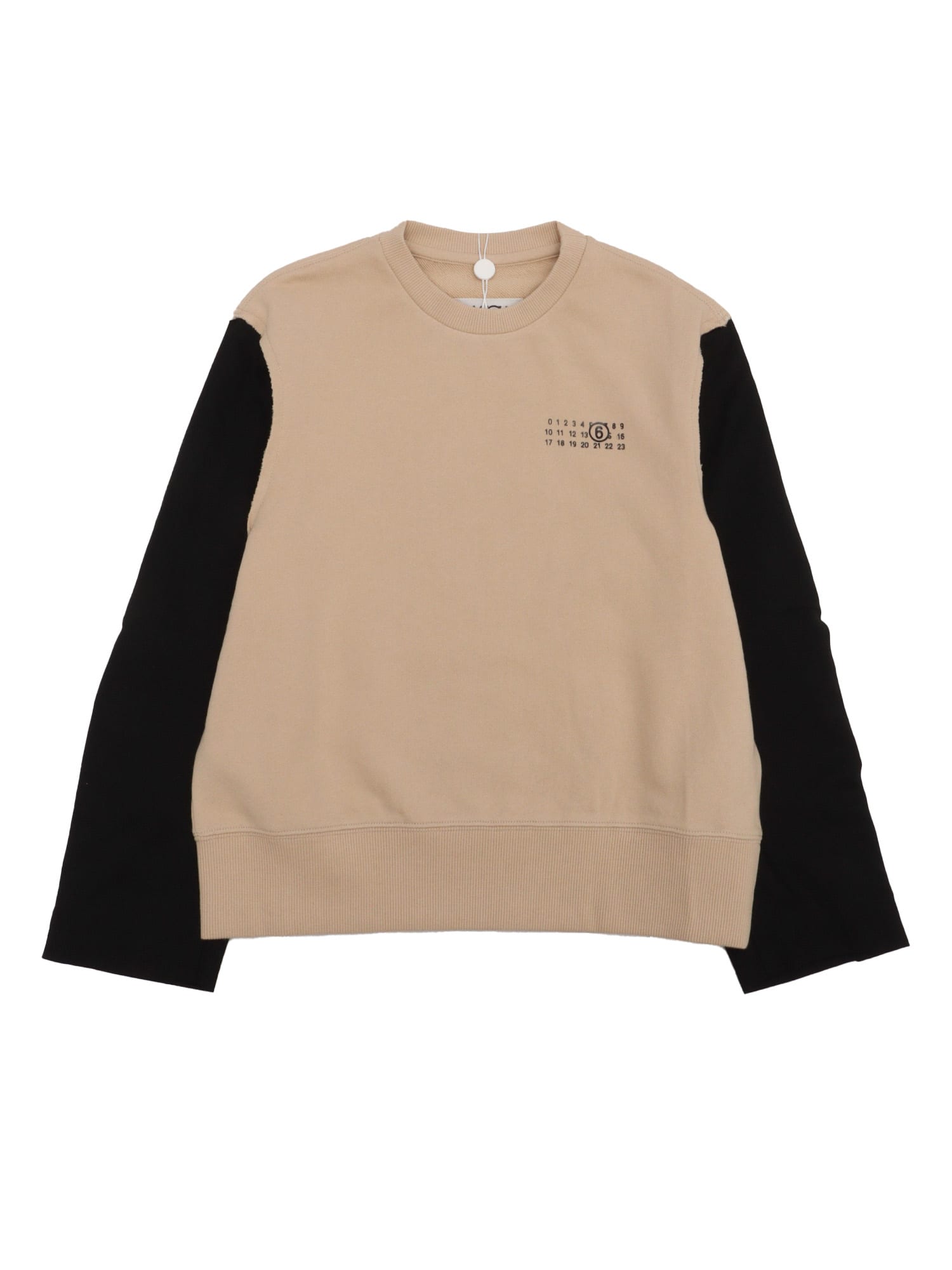 Shop Mm6 Maison Margiela Sweaters In Beige