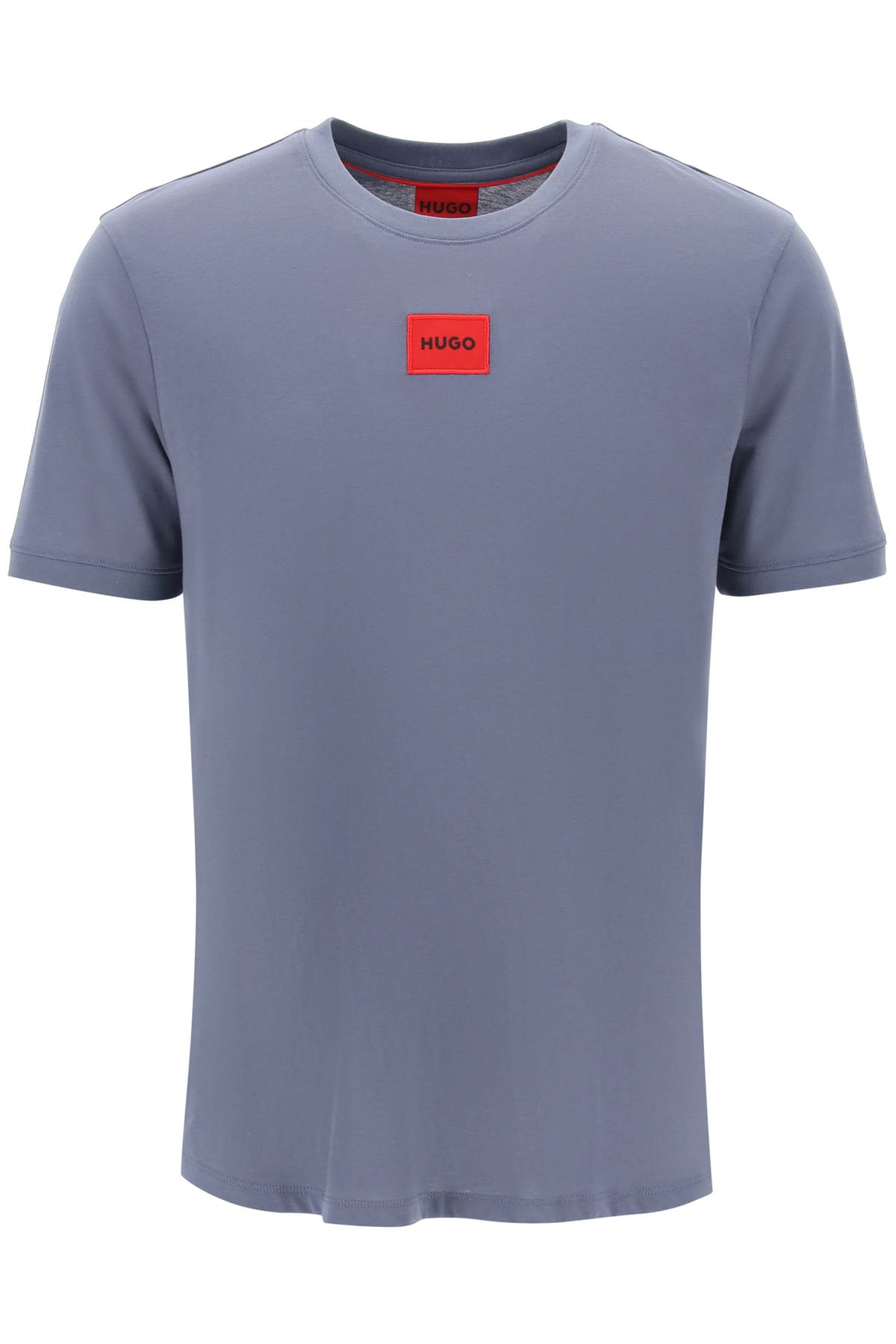 Hugo Boss Diragolino Logo T-shirt In Open Blue (light Blue)