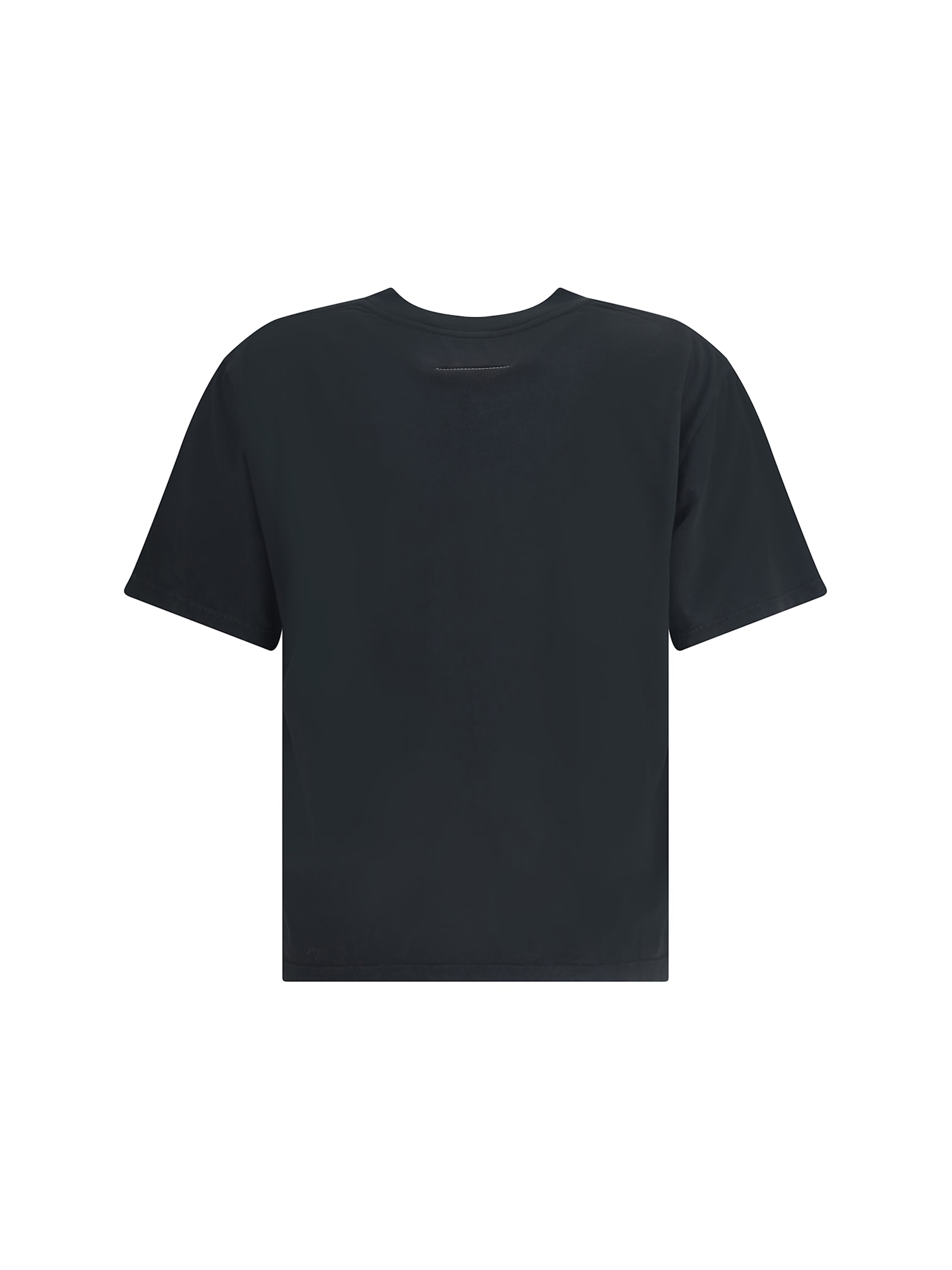 Mm6 Maison Margiela Cotton T-shirt In Black