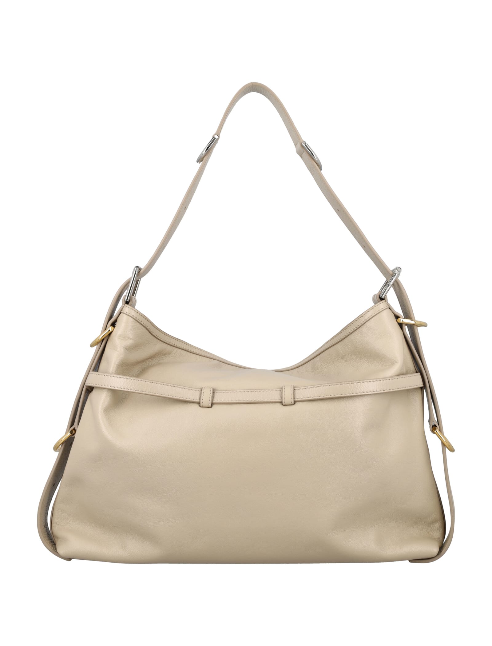 Shop Givenchy Medium Voyou Bag In Natural Beige