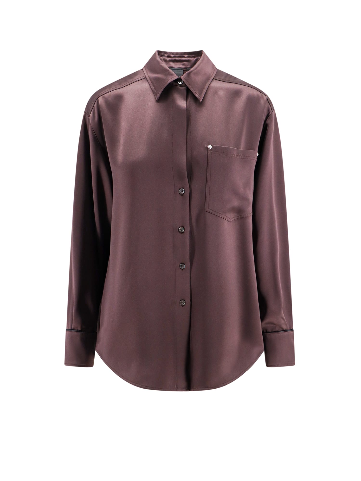 Shop Pinko Ciotola Shirt In Brown