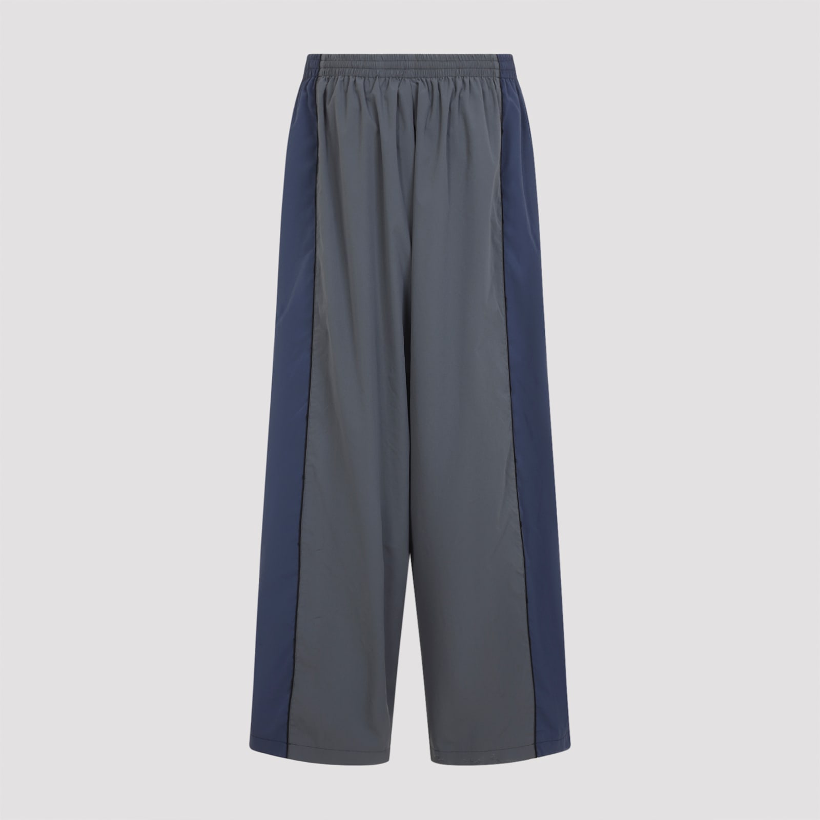 Balenciaga Sporty Trousers Featuring Side Stripes In Blue