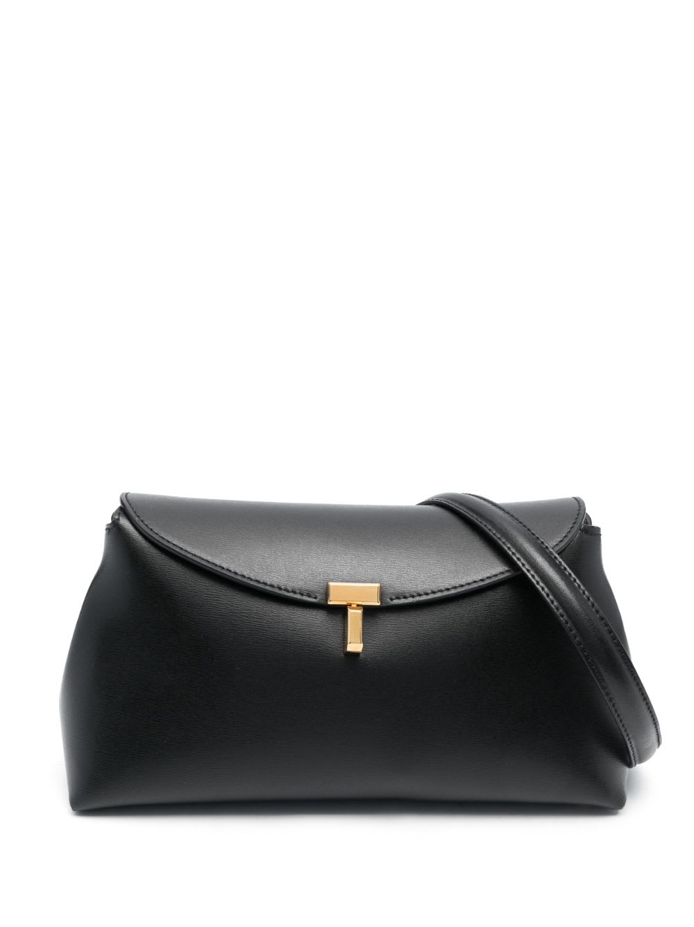 Totême Toteme Women T-lock Leather Shoulder Bag In Black