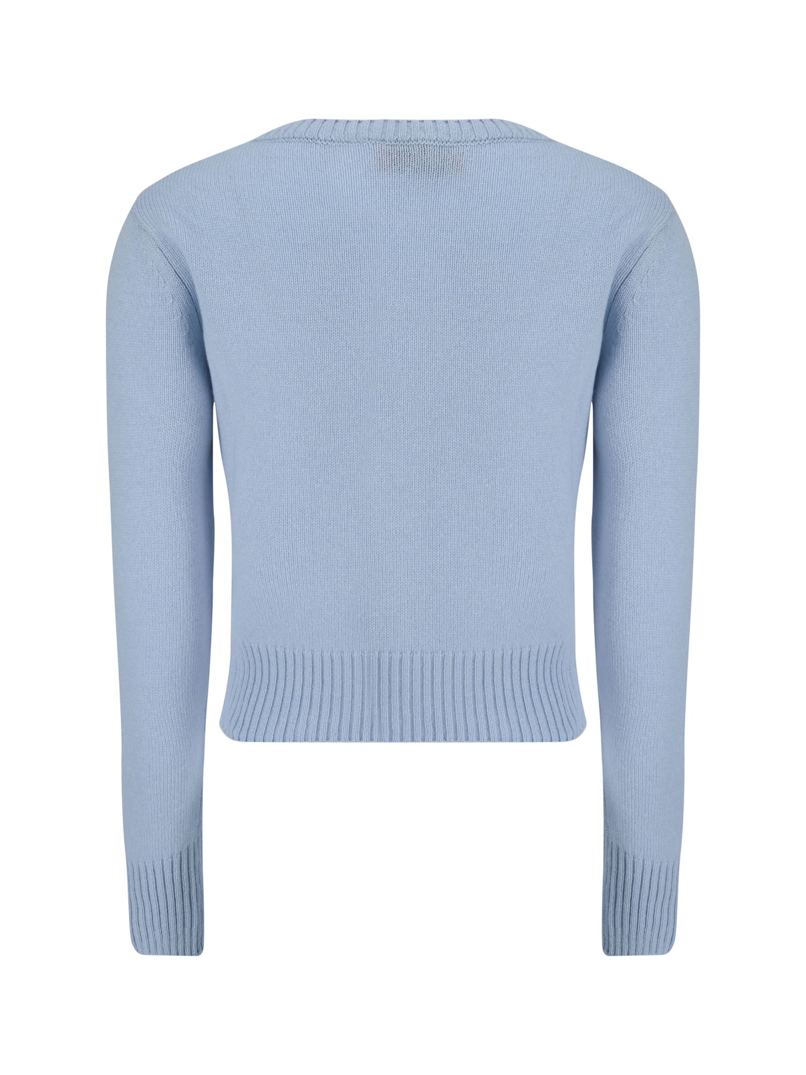 Shop Wild Cashmere Sweater In Light Blue