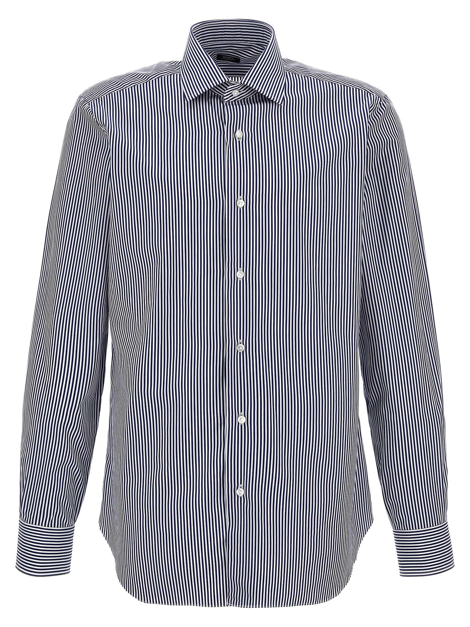 BARBA NAPOLI STRIPED SHIRT 