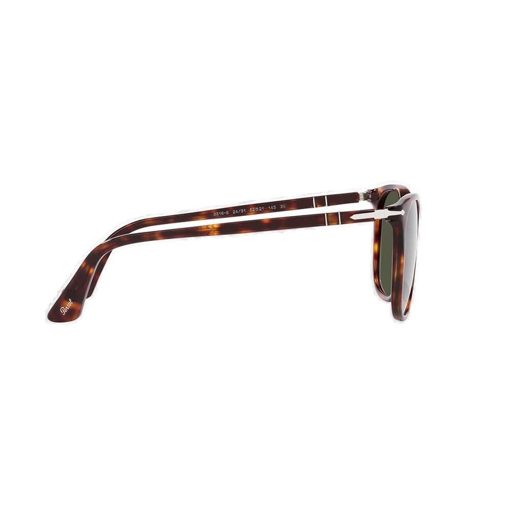 Shop Persol Rectangle-frame Sunglasses In 24/31