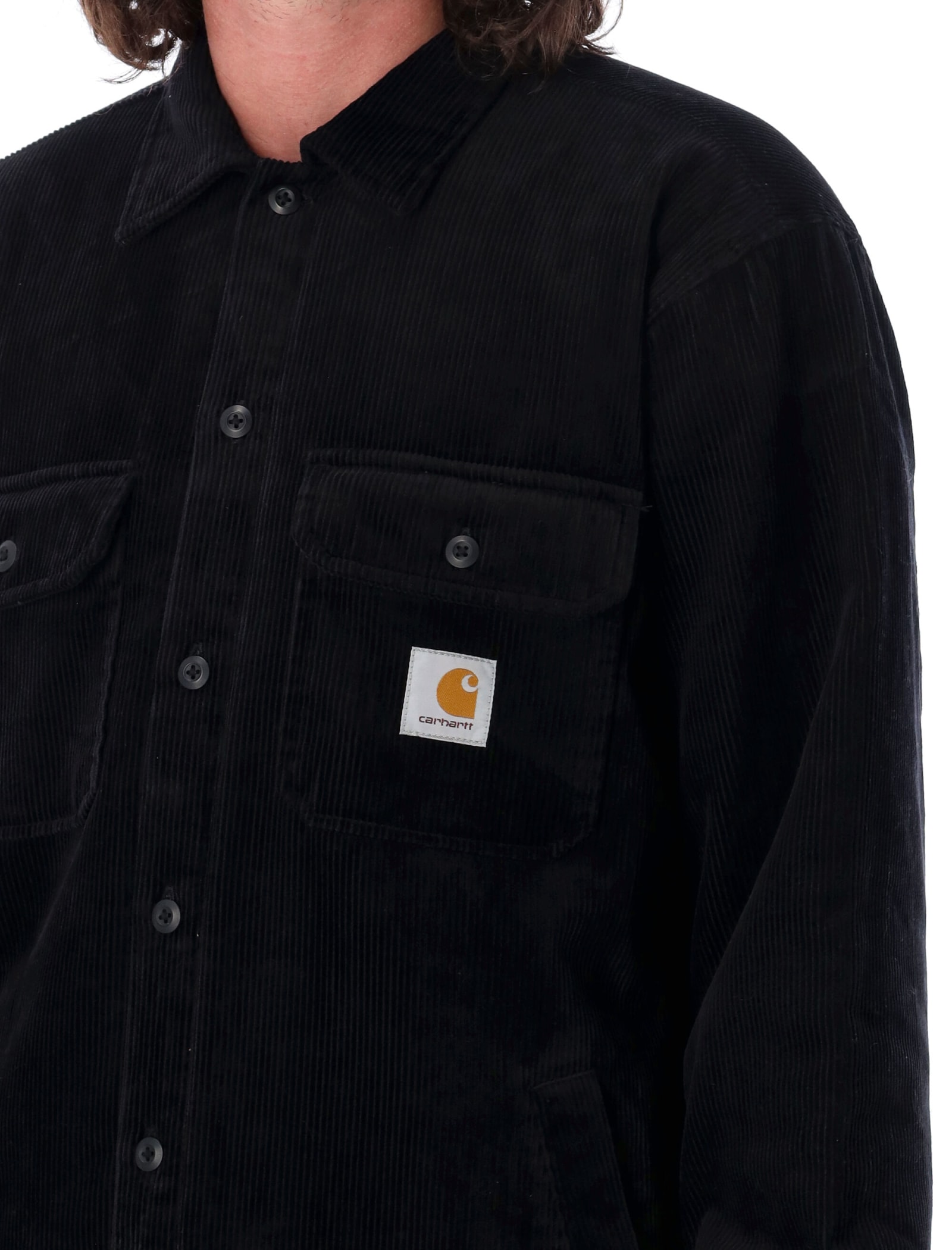 Shop Carhartt Whitsome Shirt Jacket In Black