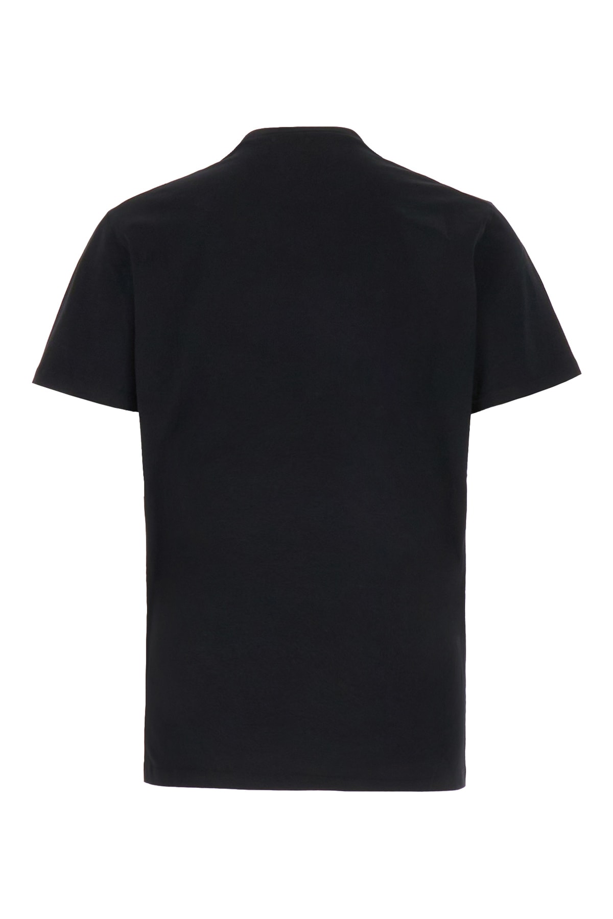 Shop Dsquared2 Black Cotton T-shirt In 900