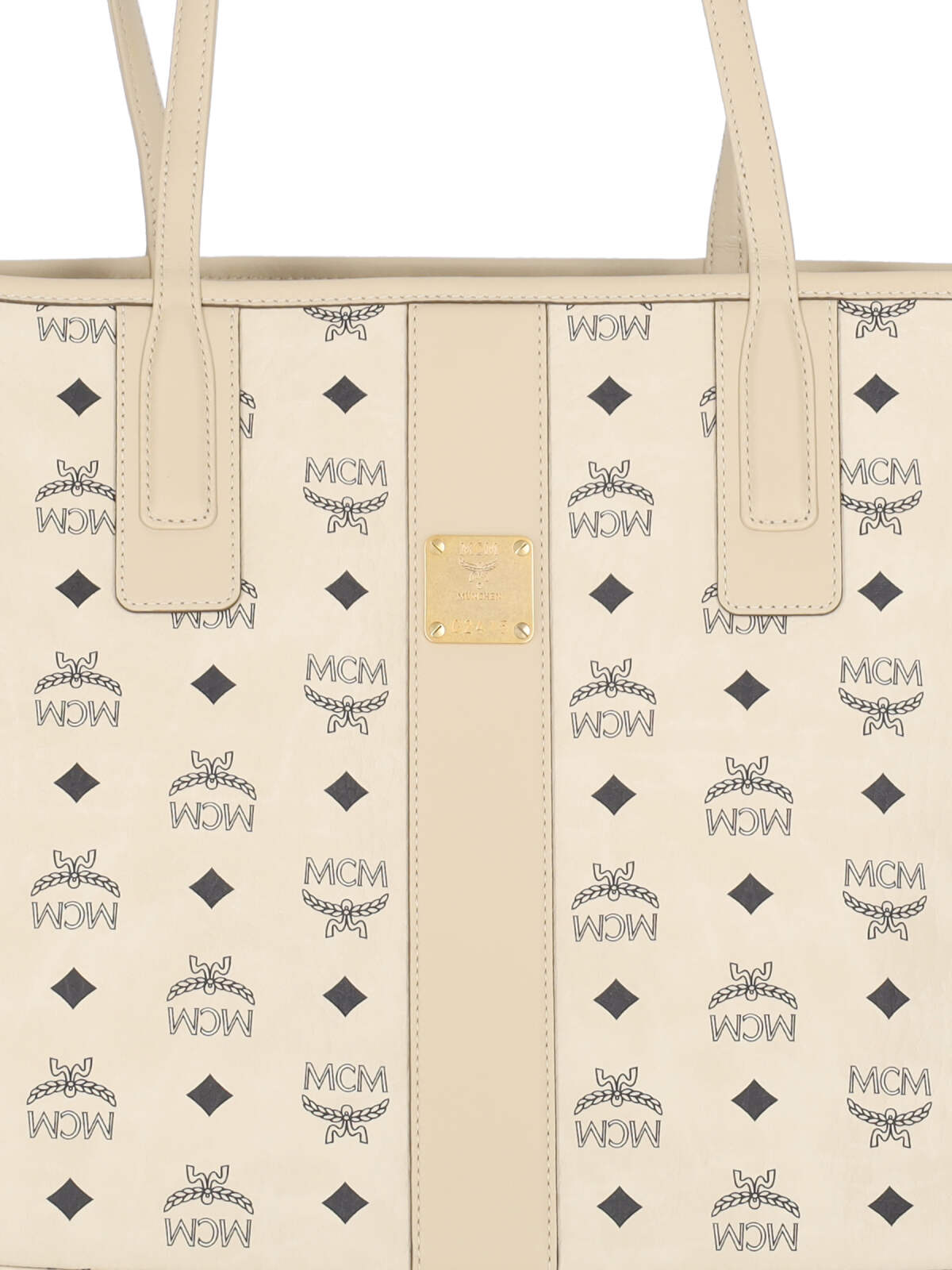 Mcm Medium Liz Monogram Tote Bag In Multi
