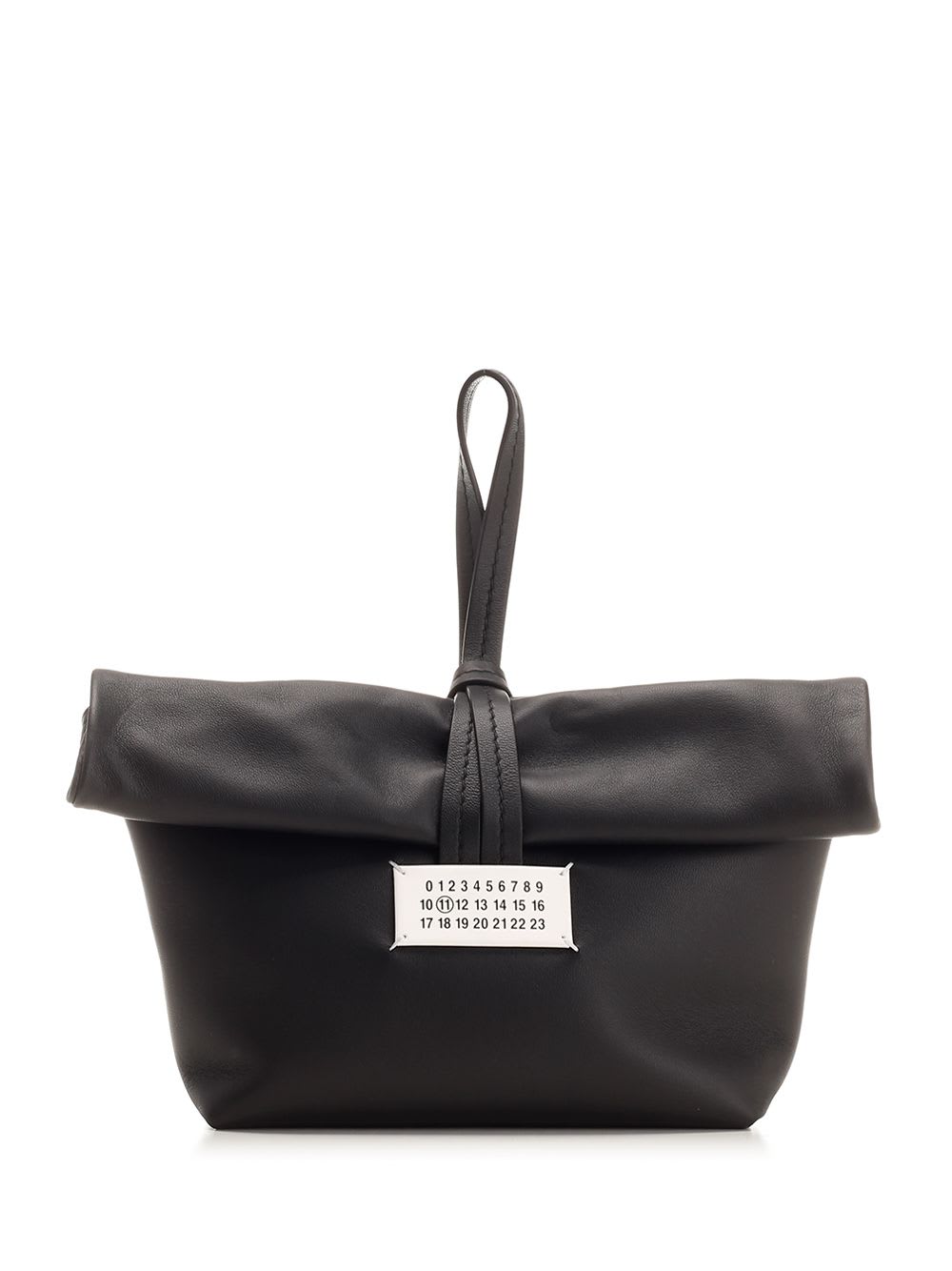 Shop Maison Margiela Foldable Clutch In Black